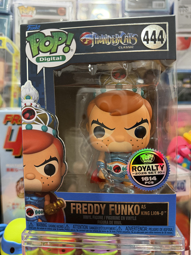 Funko Pop Digital Thundercats Freddy Funko as King Lion-O #444 Royalty LE 1614 box front