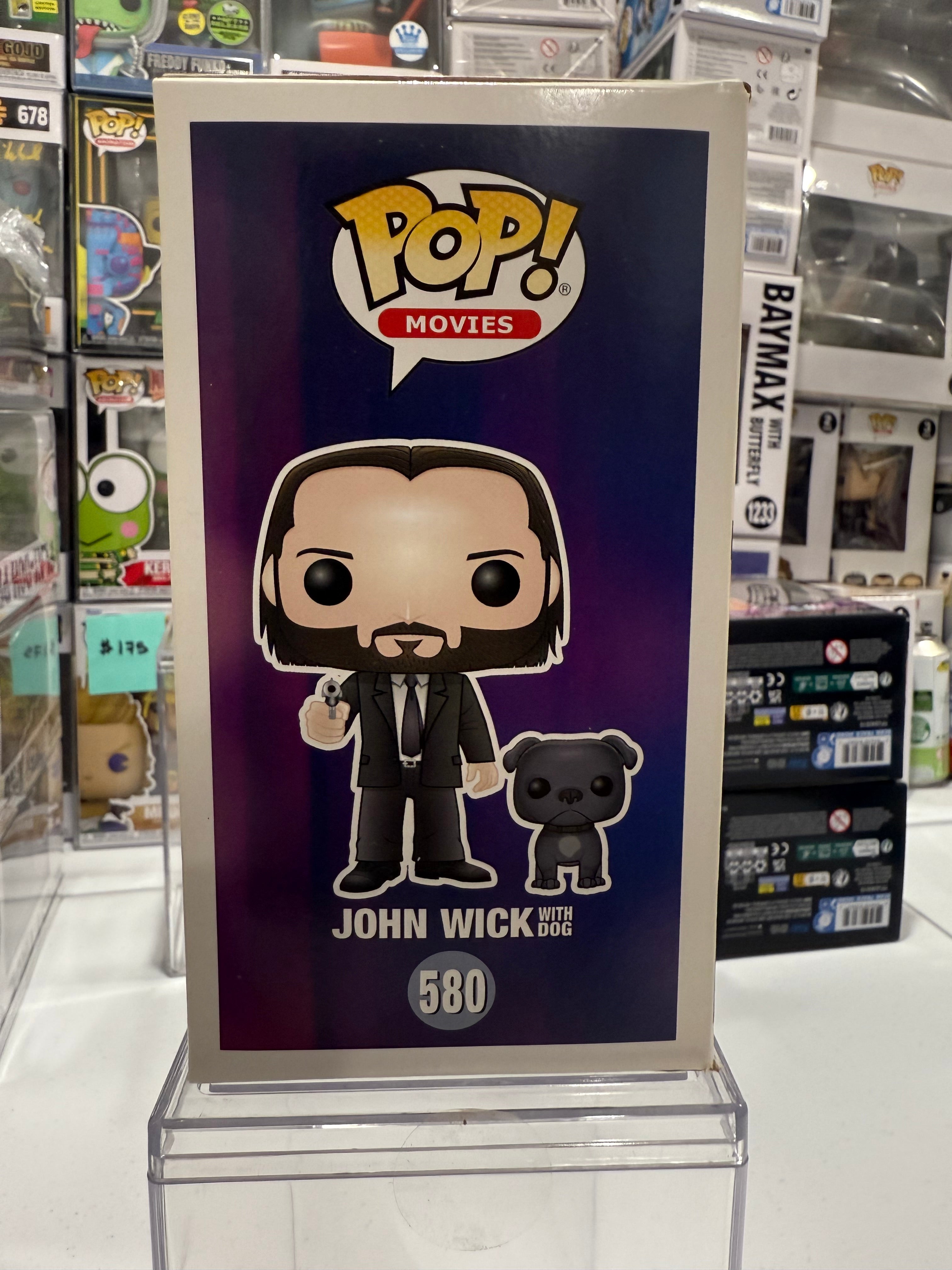 John Wick with Dog (Damage) - Funko Pop Figure by POPnBeats