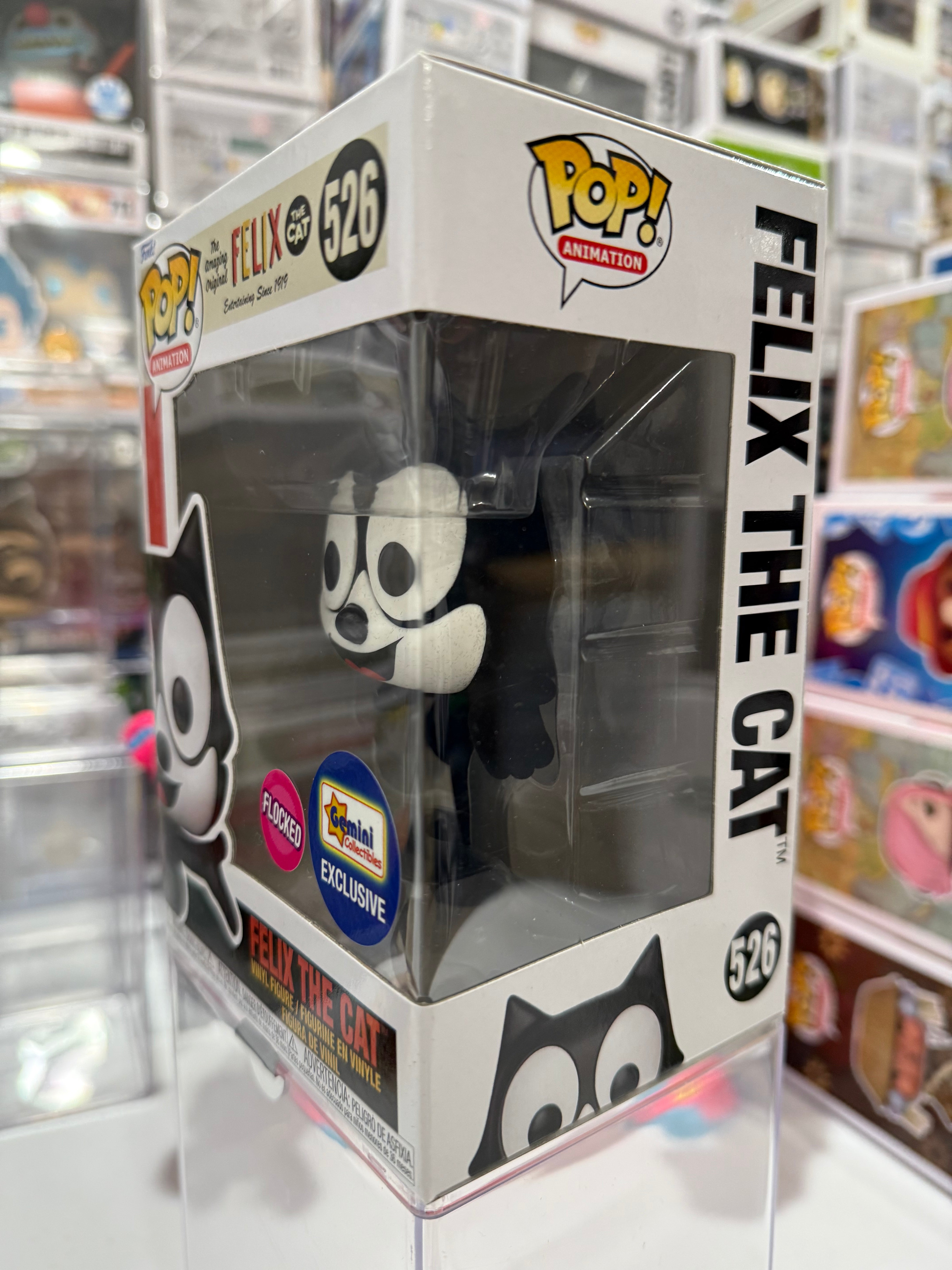 Felix the Cat (Flocked) - Funko Pop Figure by POPnBeats