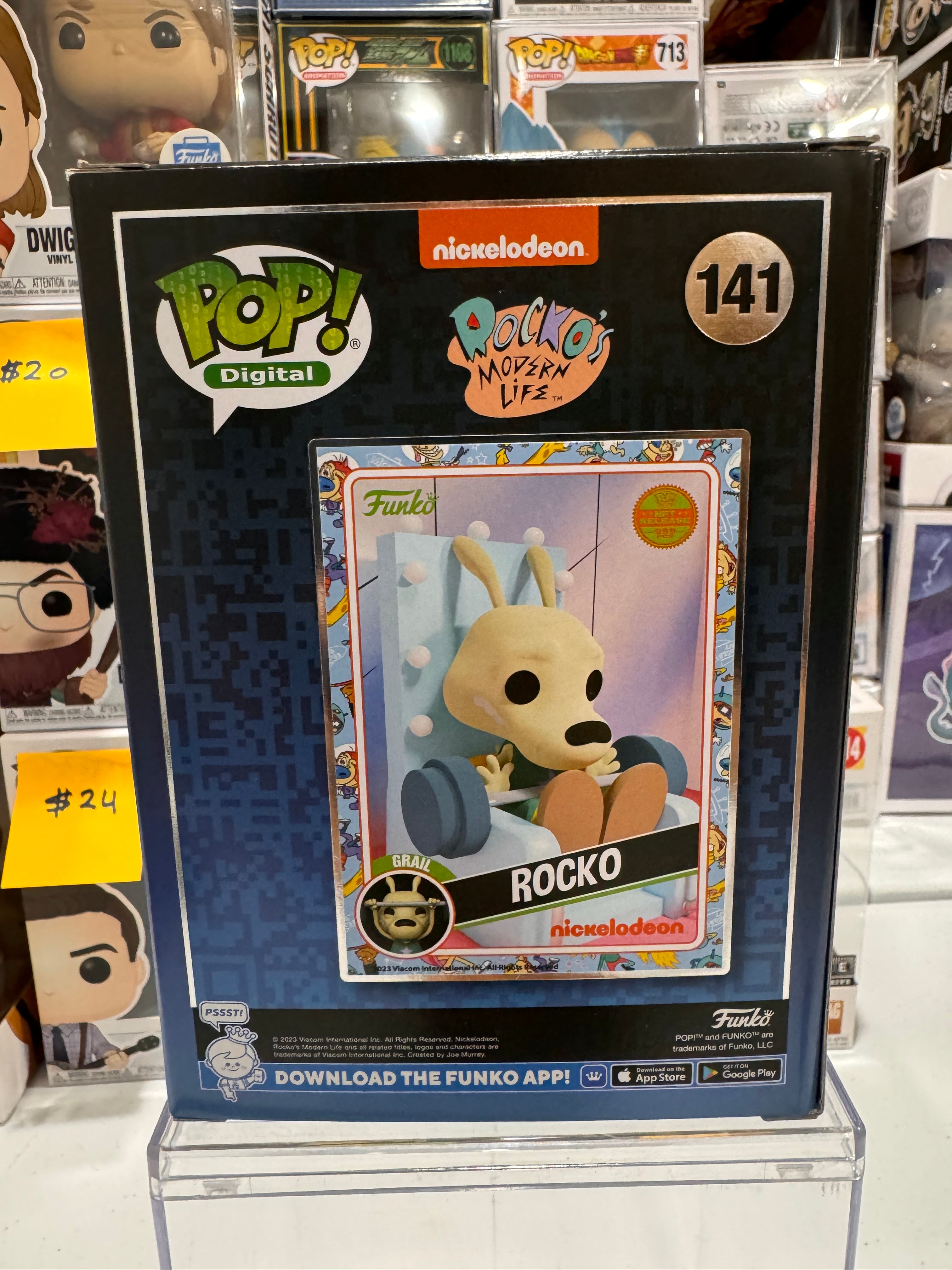 Rocko (Grail NFT) - Funko Pop Figure by POPnBeats