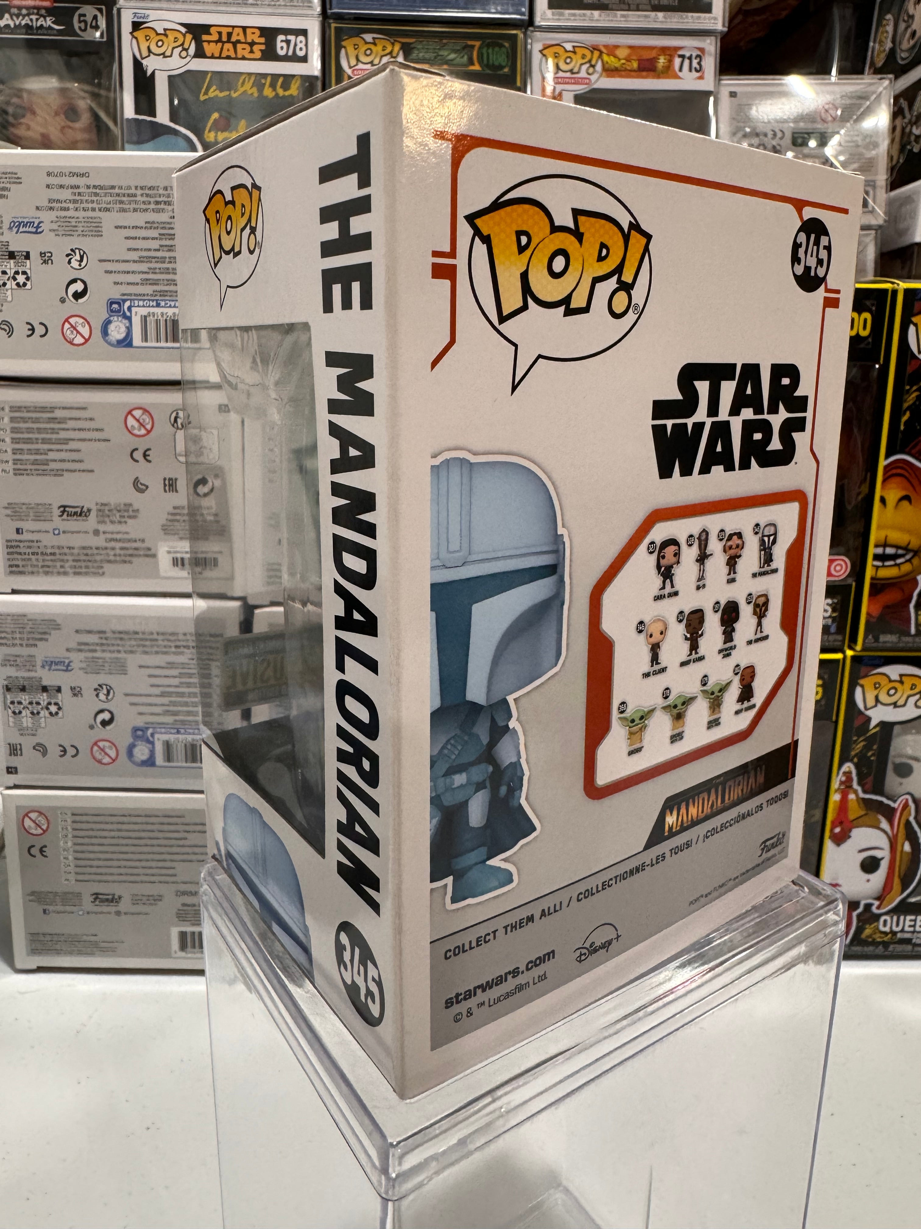 The Mandalorian (Holographic glow) - Funko Pop Figure by POPnBeats