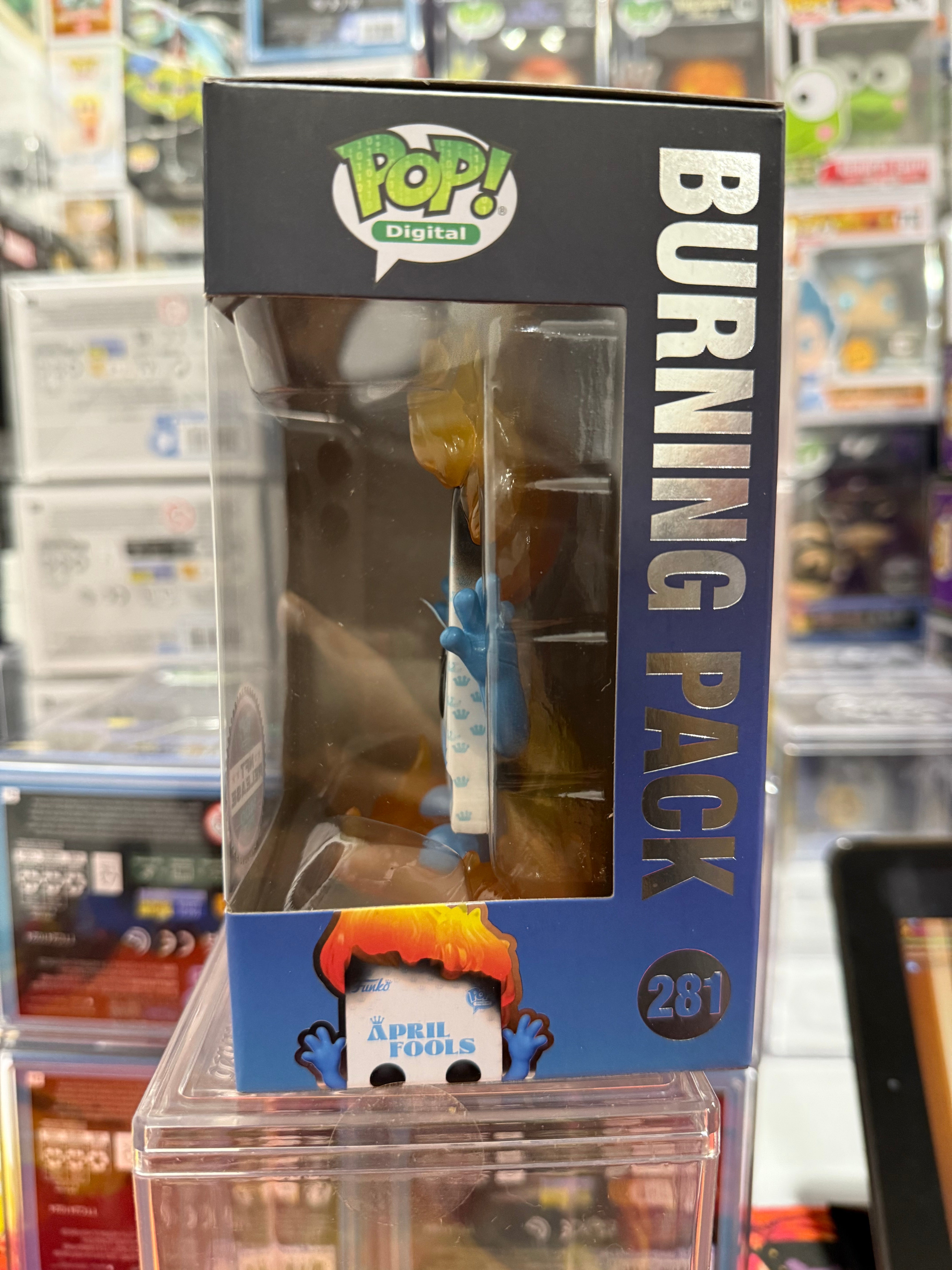 Funko Pop NFT Legendary Burning Pack LE1400 - Funko Pop Figure by POPnBeats