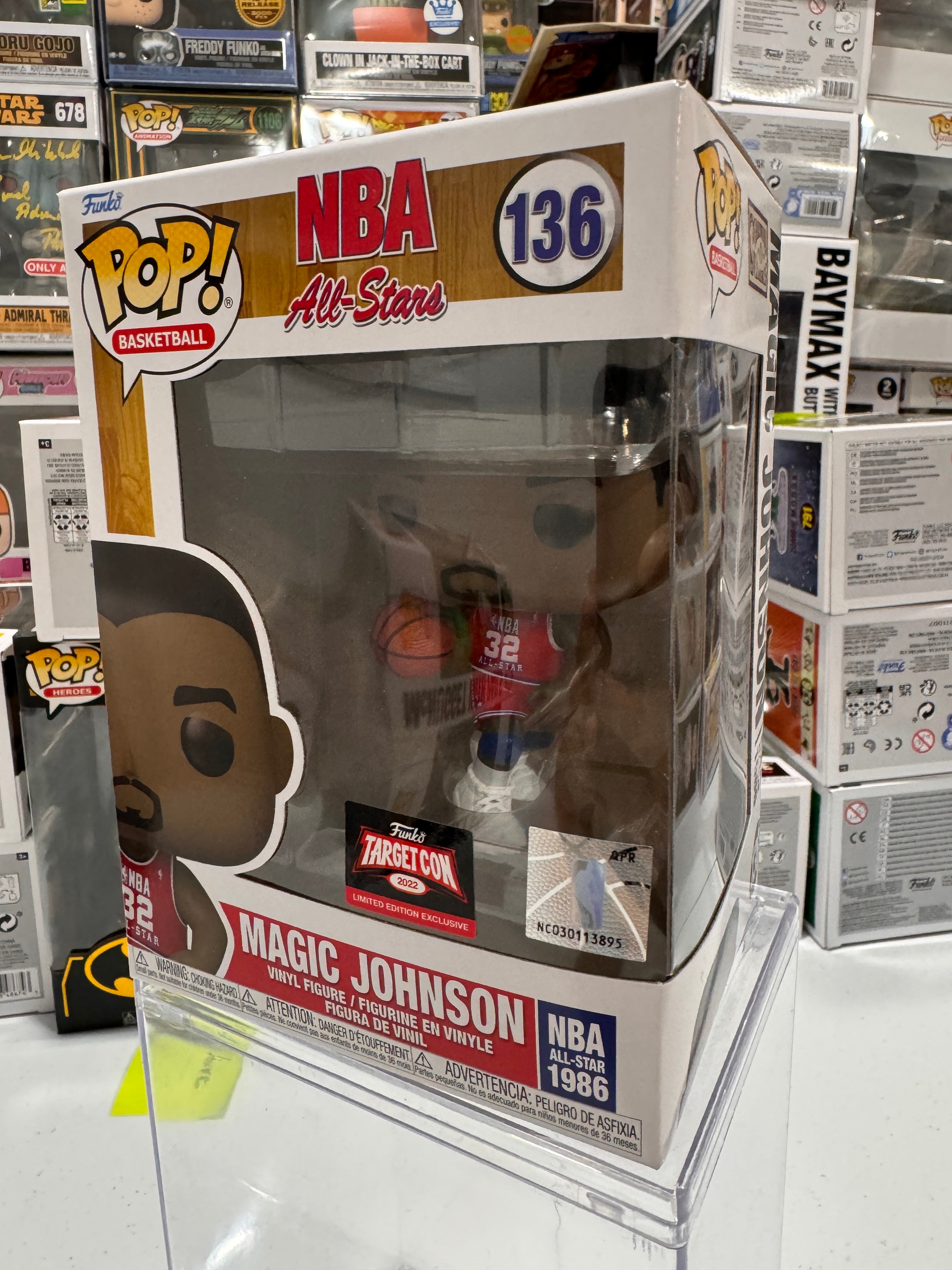 Magic Johnson (NBA All-Star) - Funko Pop Figure by POPnBeats