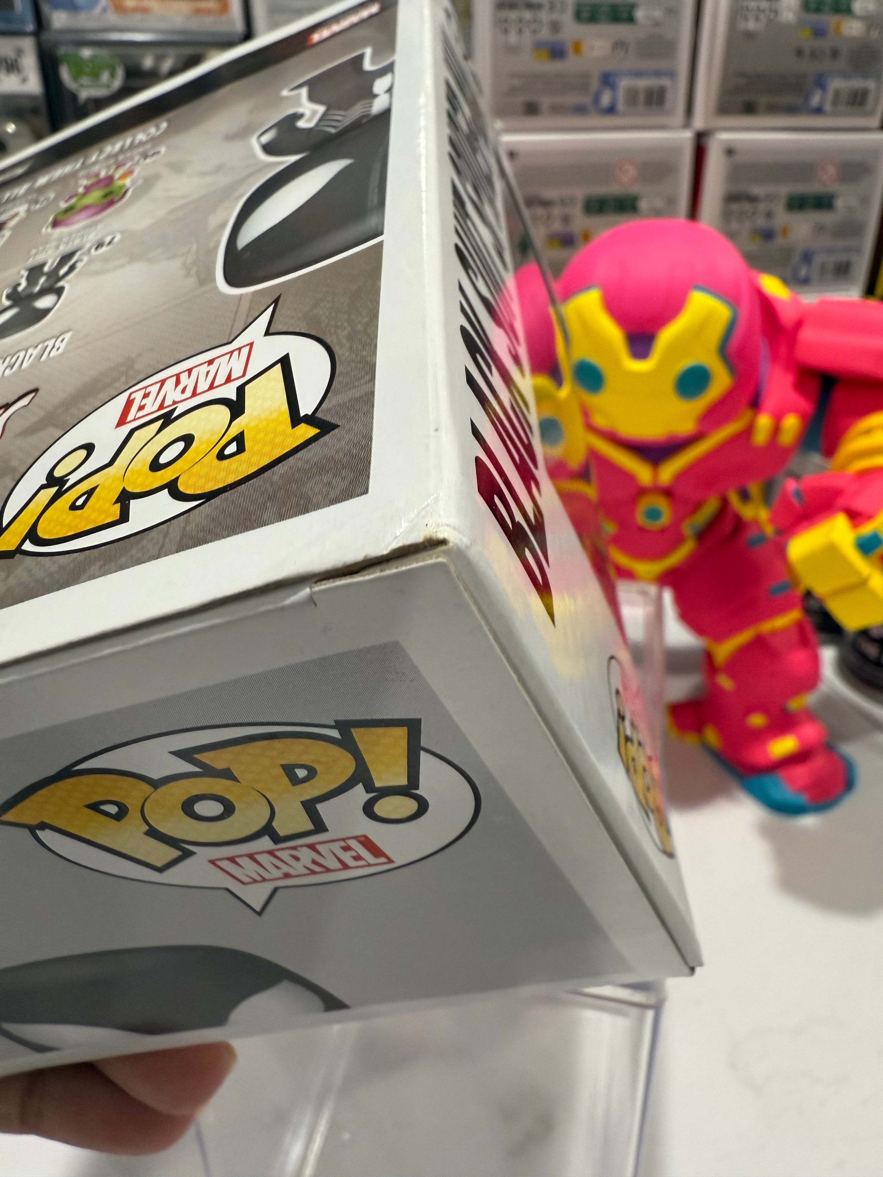 Black Suite Spider-man (Glow) Minor Damage - Funko Pop Figure by POPnBeats