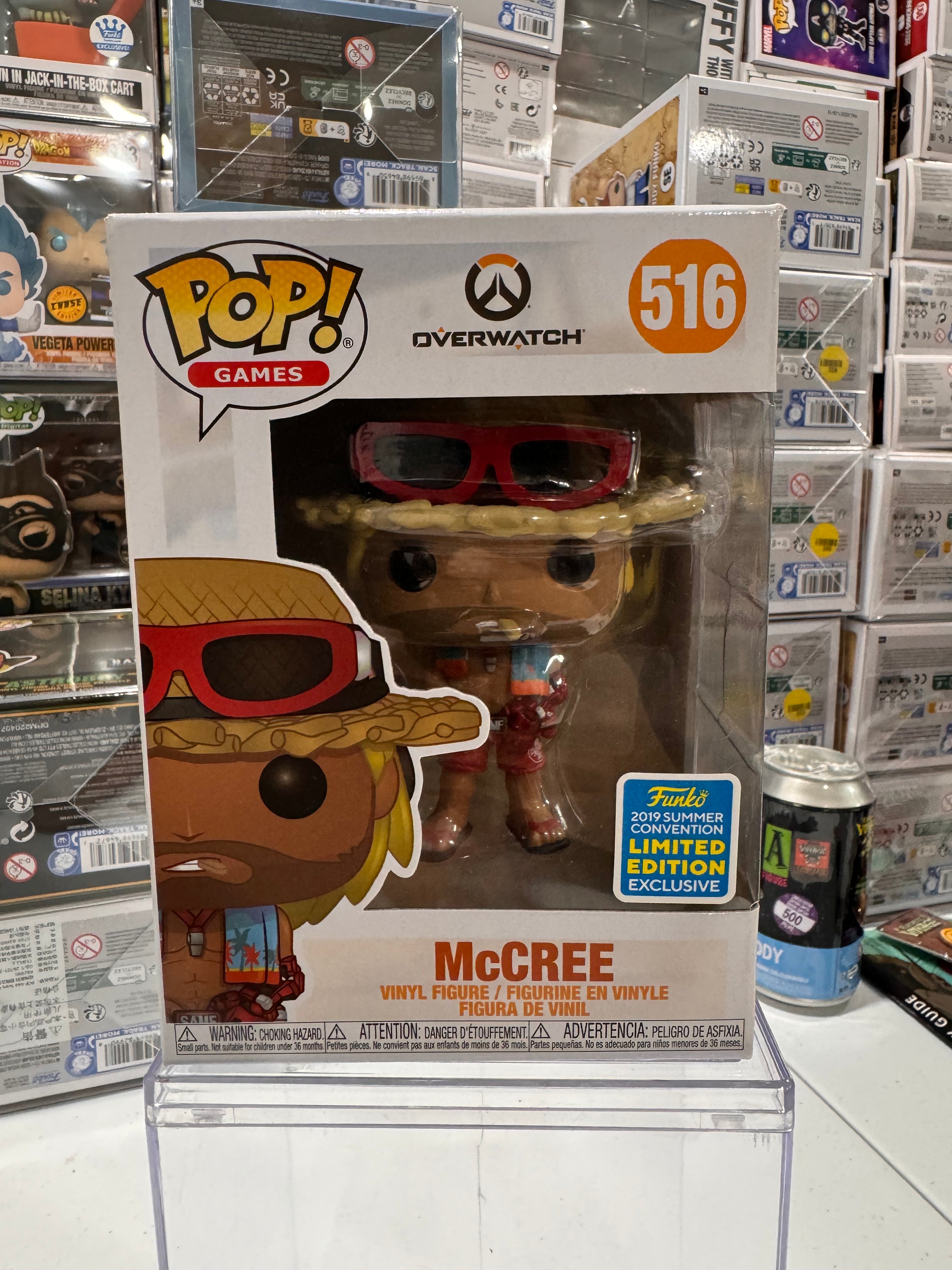 McCree (2019 Summer Convention) - Funko Pop Figure by POPnBeats