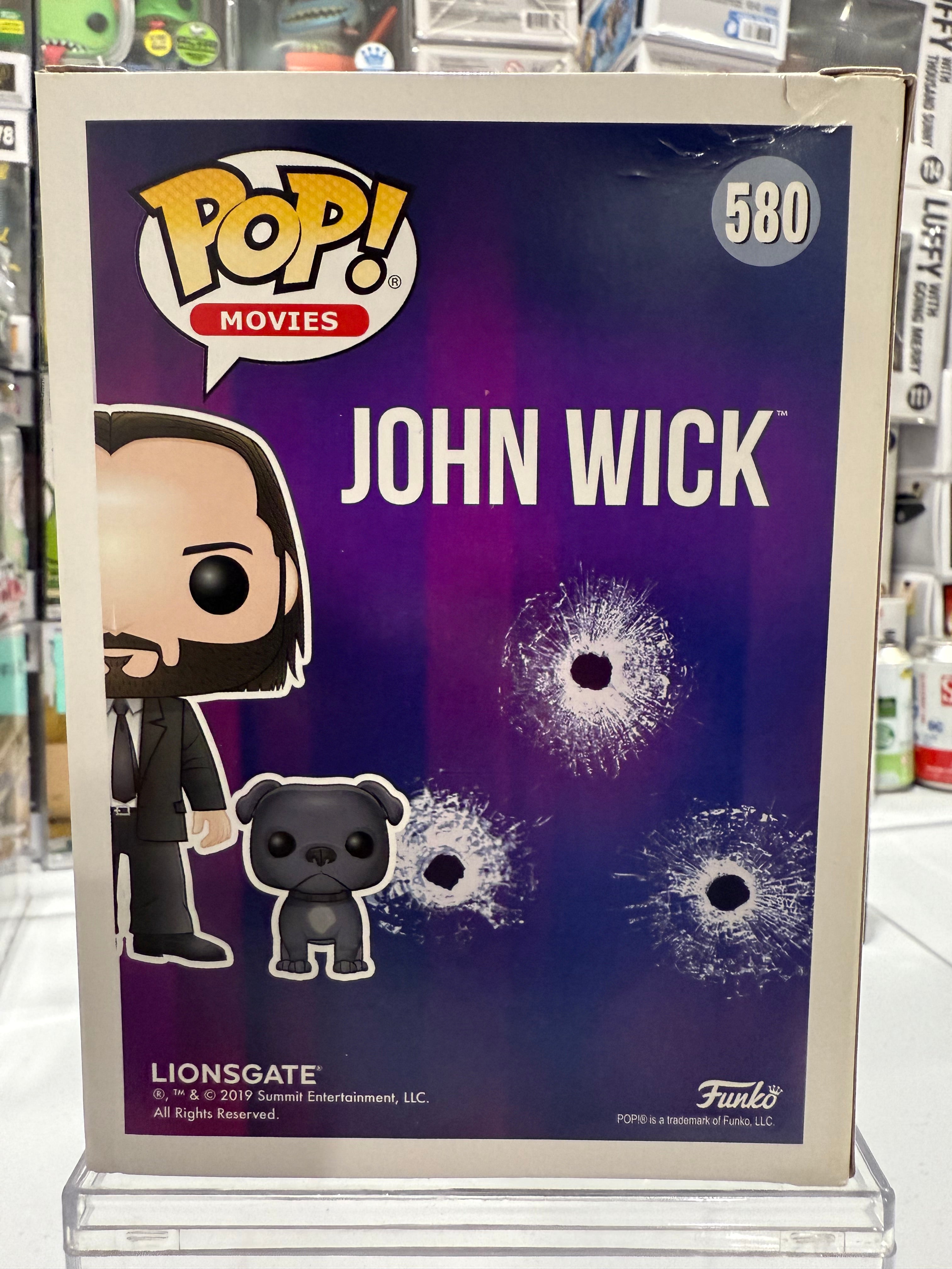 John Wick with Dog (Damage) - Funko Pop Figure by POPnBeats