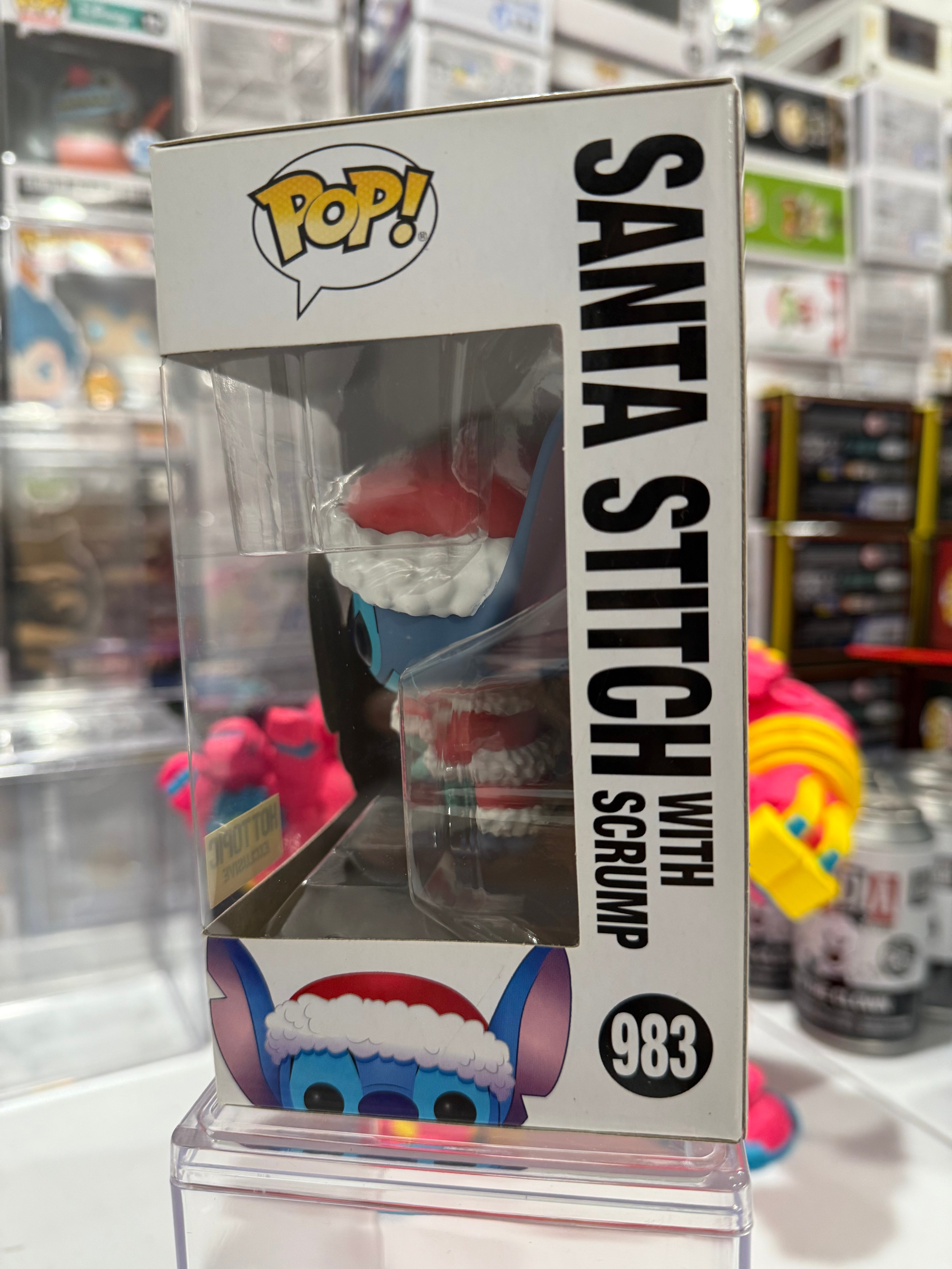 Santa Stitch with Scrump - Funko Pop Figure by POPnBeats