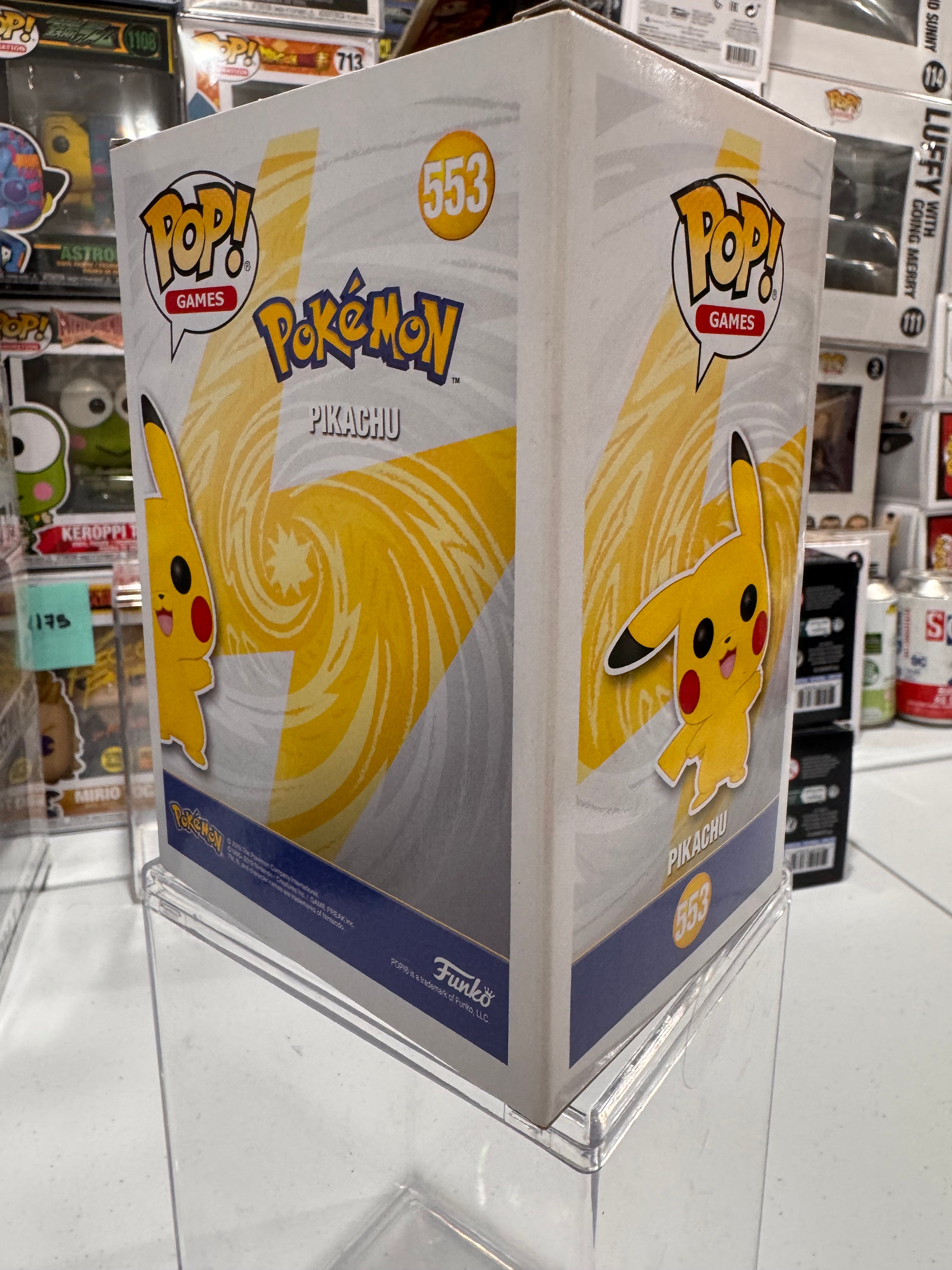 Pikachu (waving) - Funko Pop Figure by POPnBeats