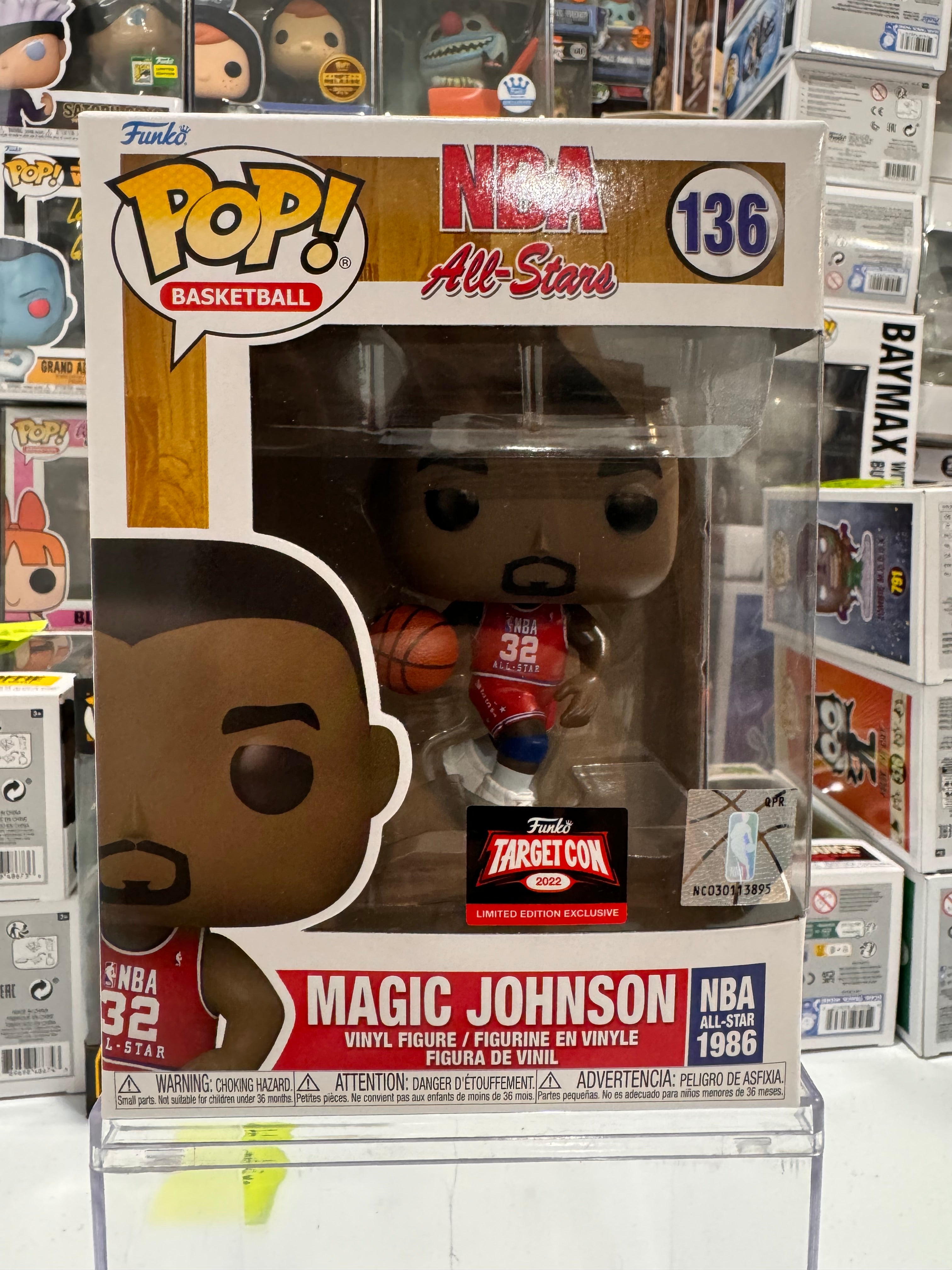 Magic Johnson (NBA All-Star) - Funko Pop Figure by POPnBeats