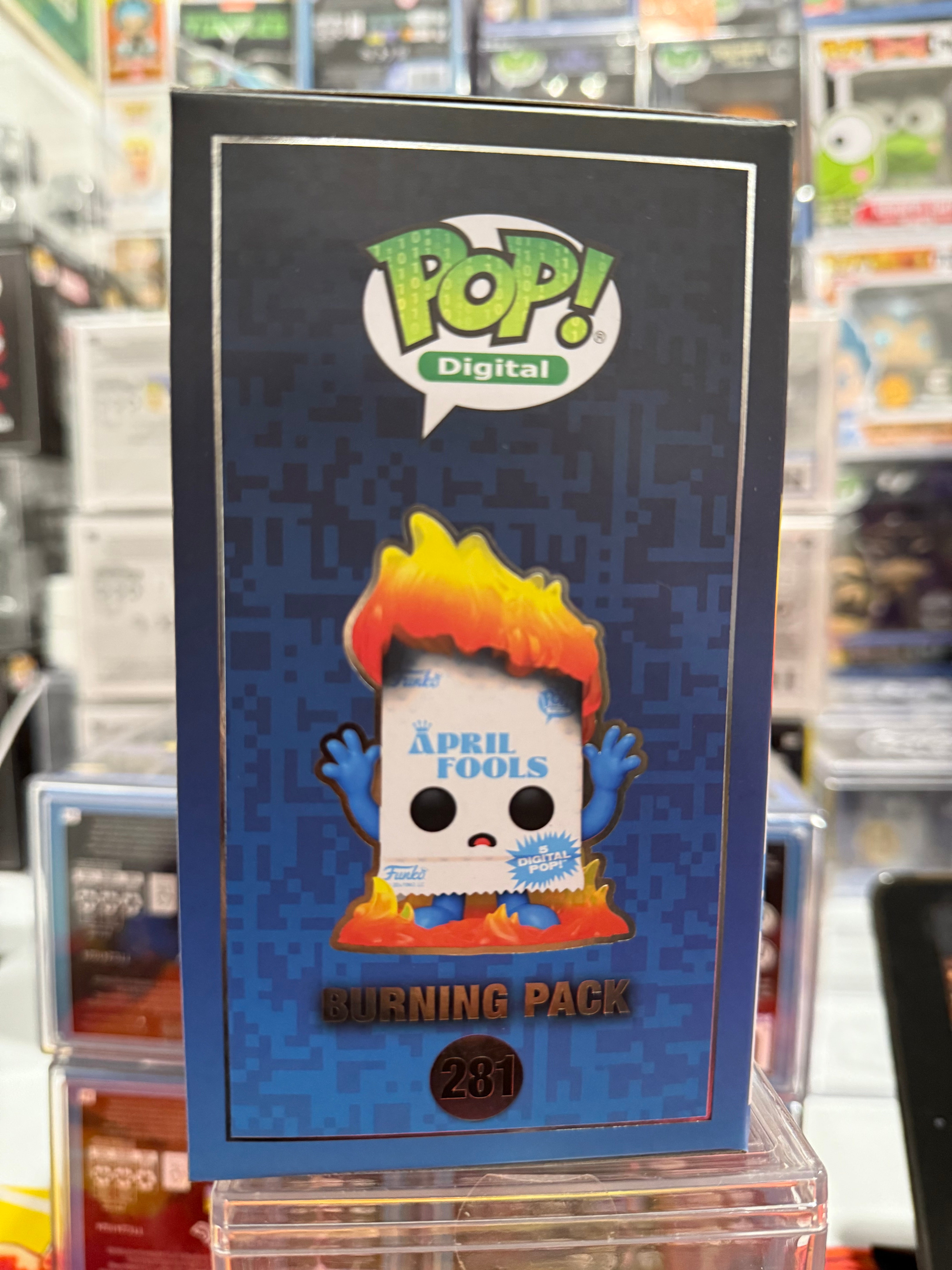 Funko Pop NFT Legendary Burning Pack LE1400 - Funko Pop Figure by POPnBeats