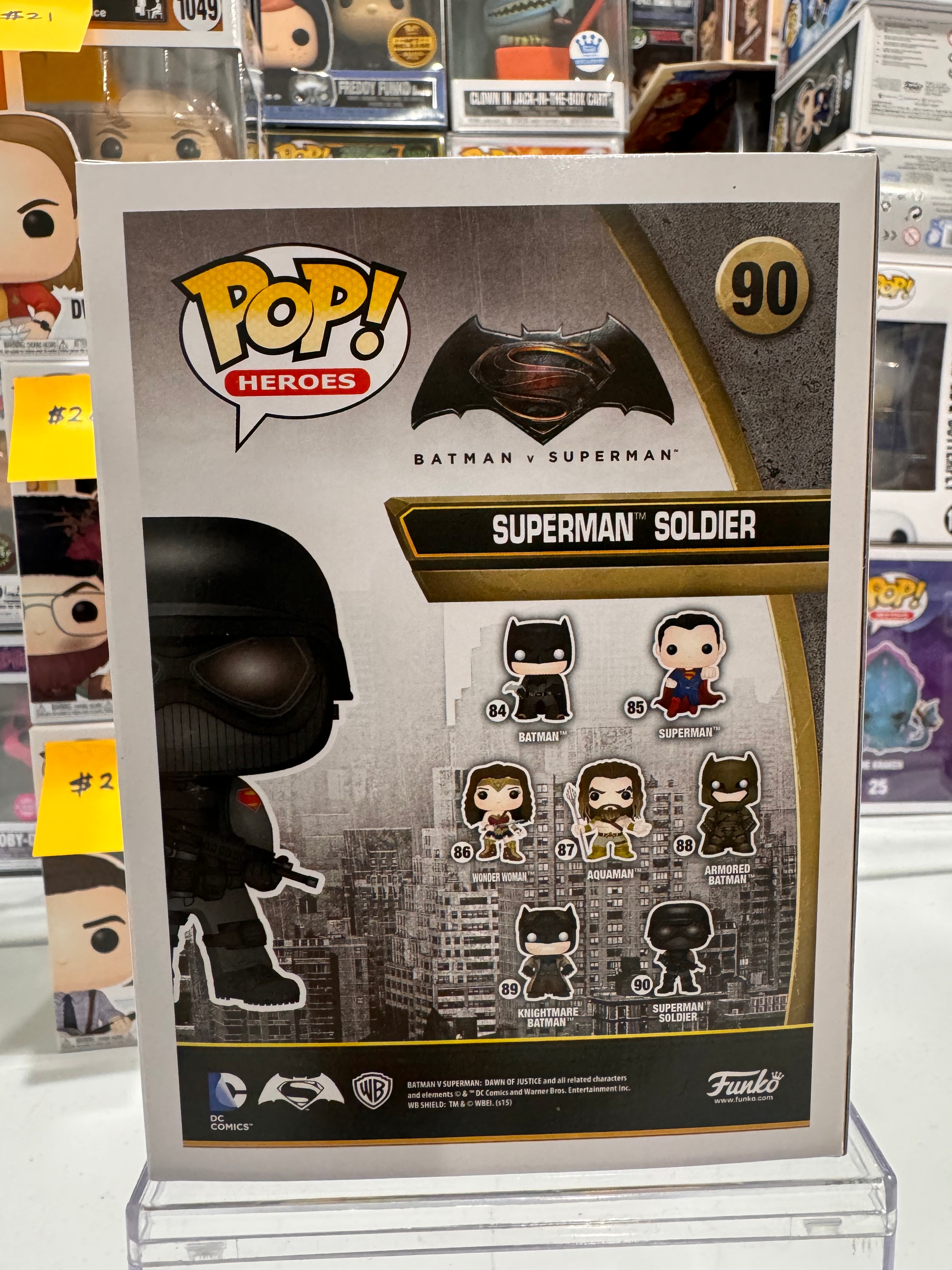 Superman Soldier - Funko Pop Figure by POPnBeats