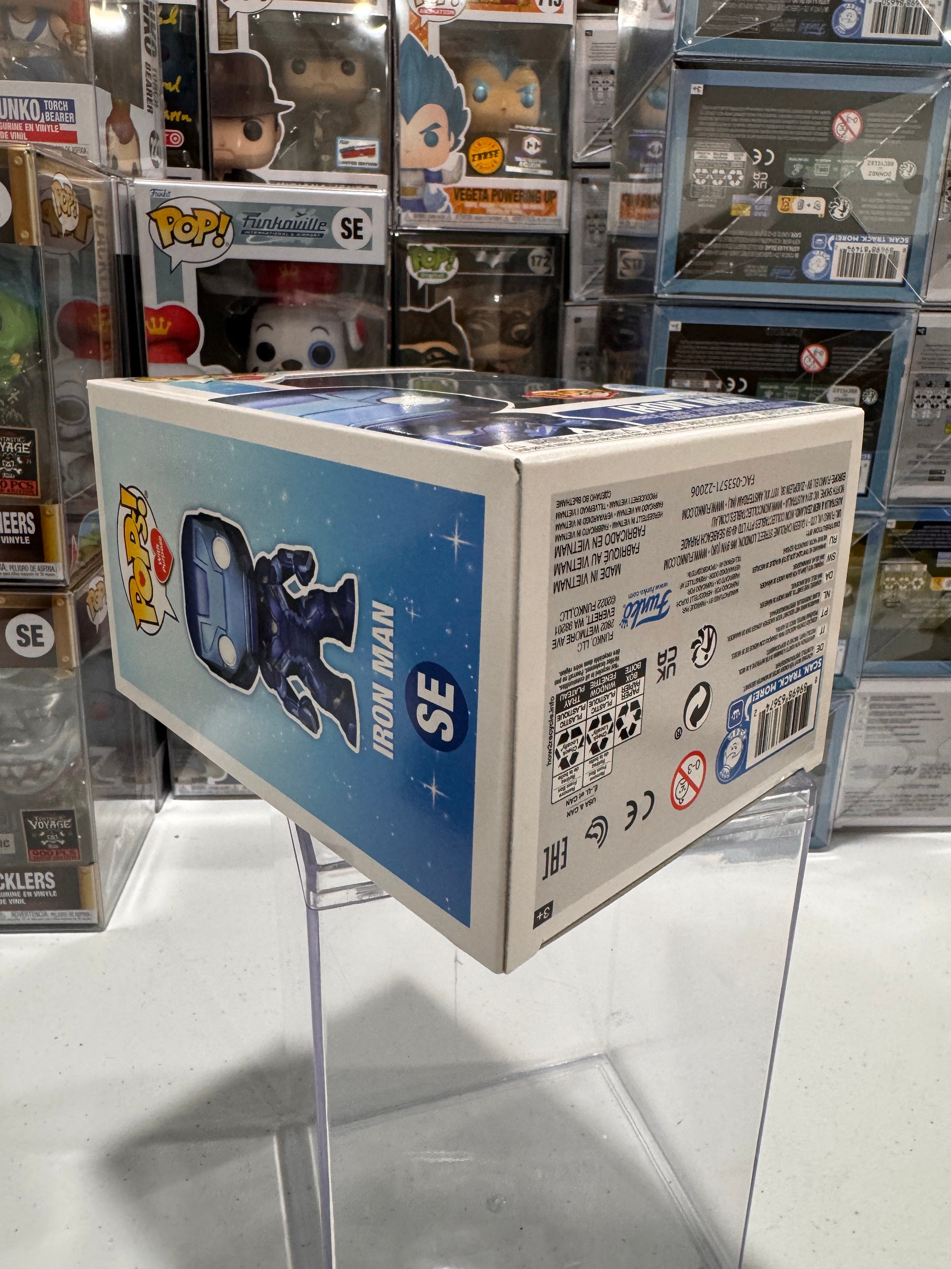 Iron Man (Blue Metallic) - Funko Pop Figure by POPnBeats