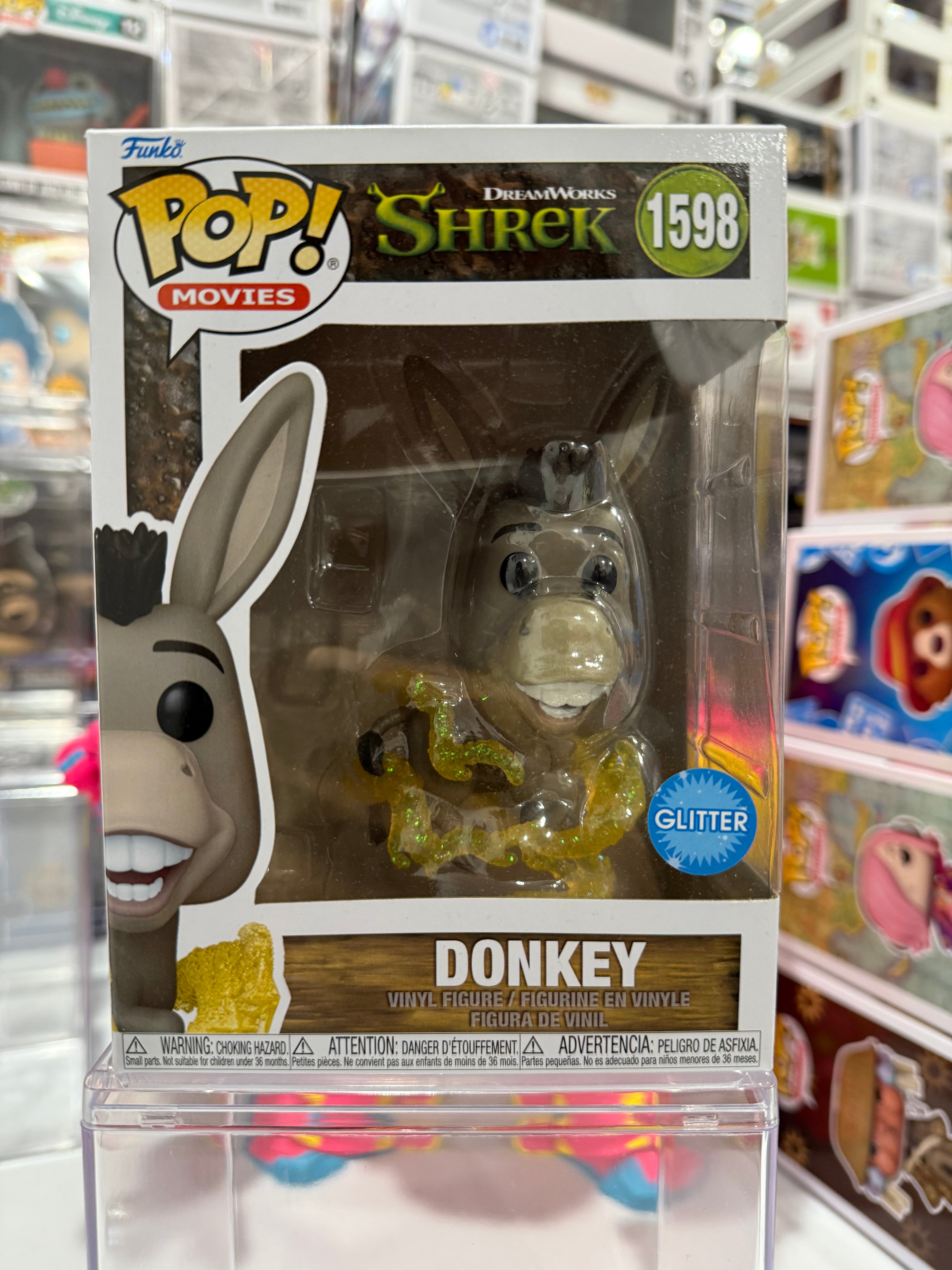 Donkey (Glitter) - Funko Pop Figure by POPnBeats