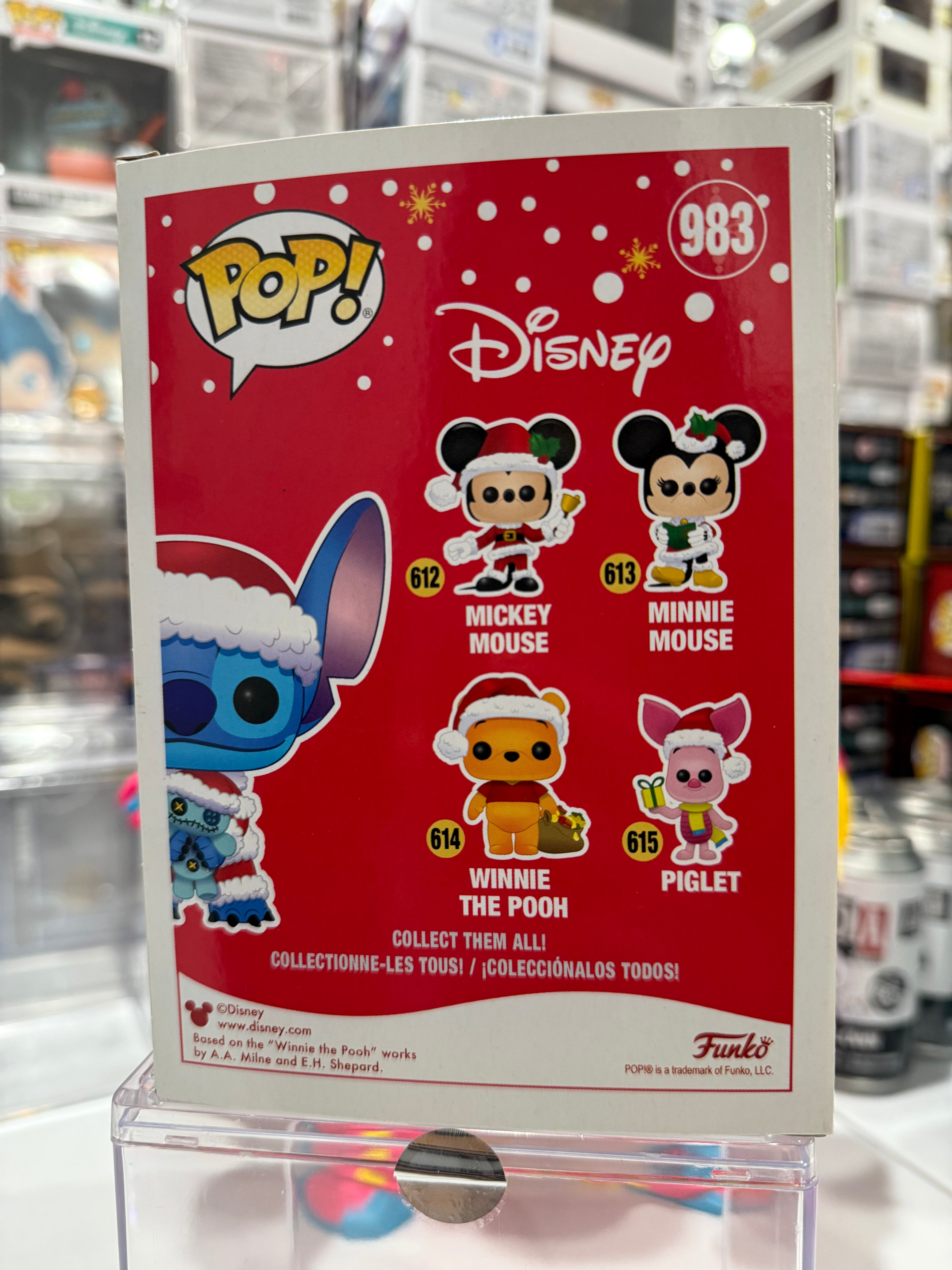 Santa Stitch with Scrump - Funko Pop Figure by POPnBeats