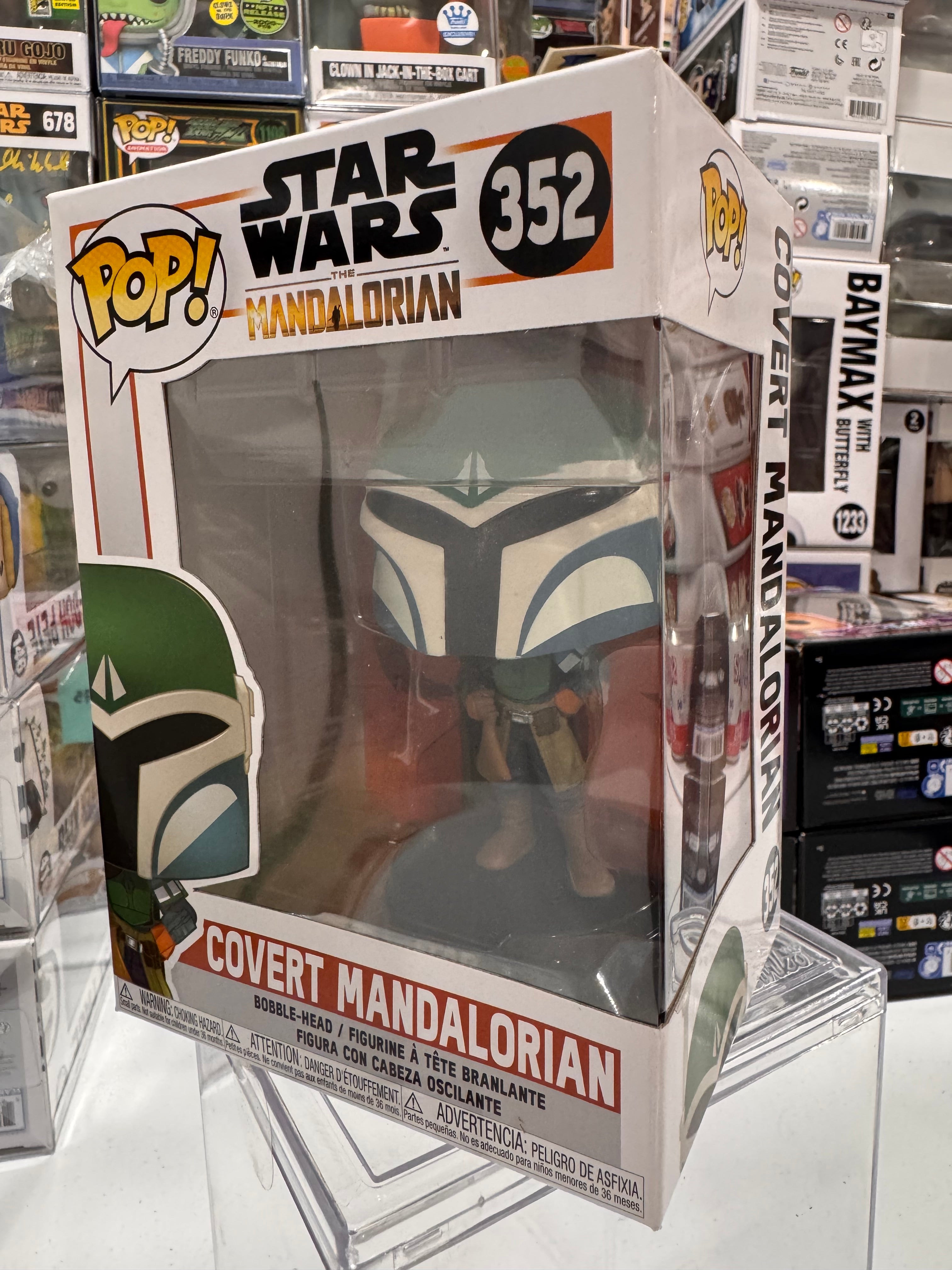 Covert Mandalorian (352) - Funko Pop Figure by POPnBeats