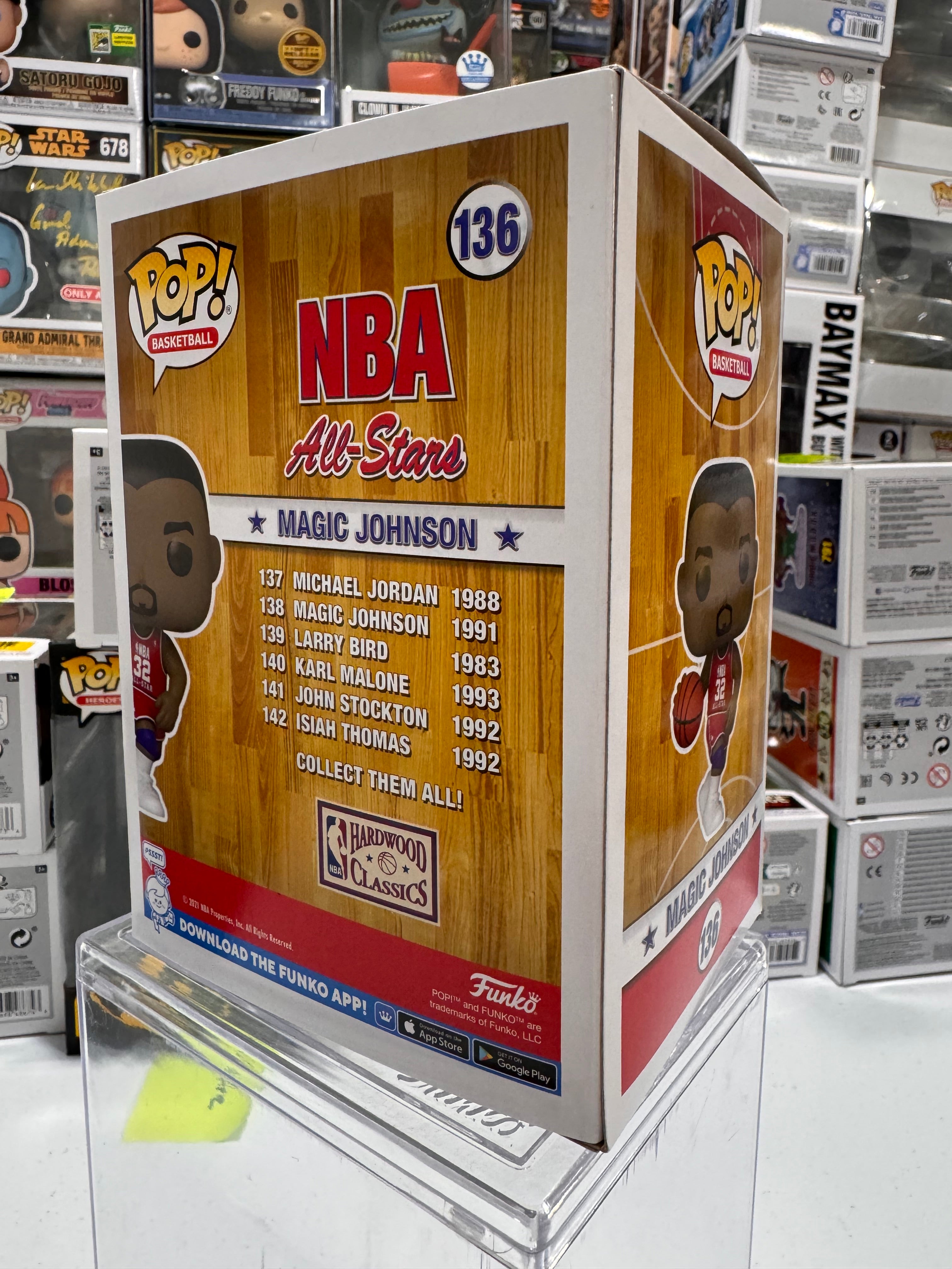 Magic Johnson (NBA All-Star) - Funko Pop Figure by POPnBeats