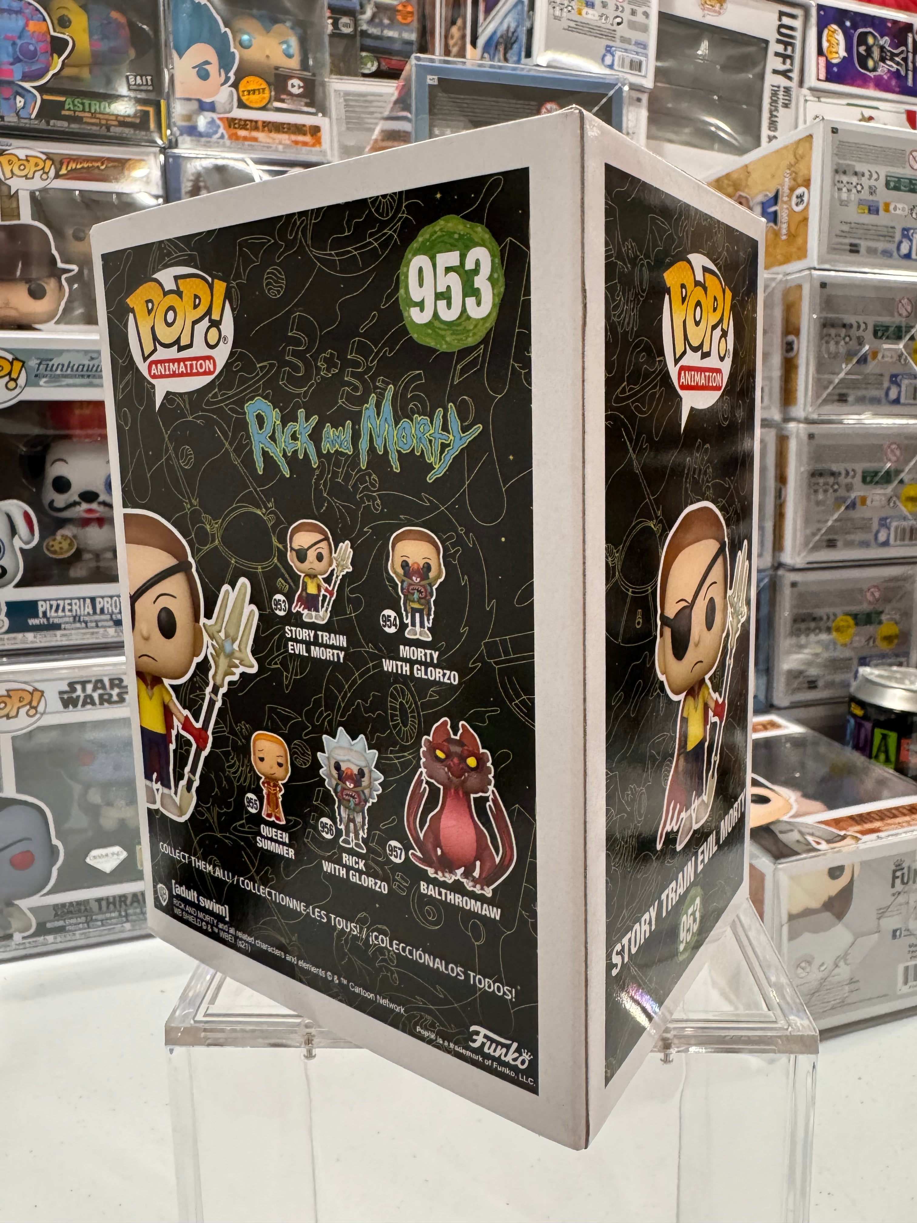 Story Train Evil Morty - Funko Pop Figure by POPnBeats