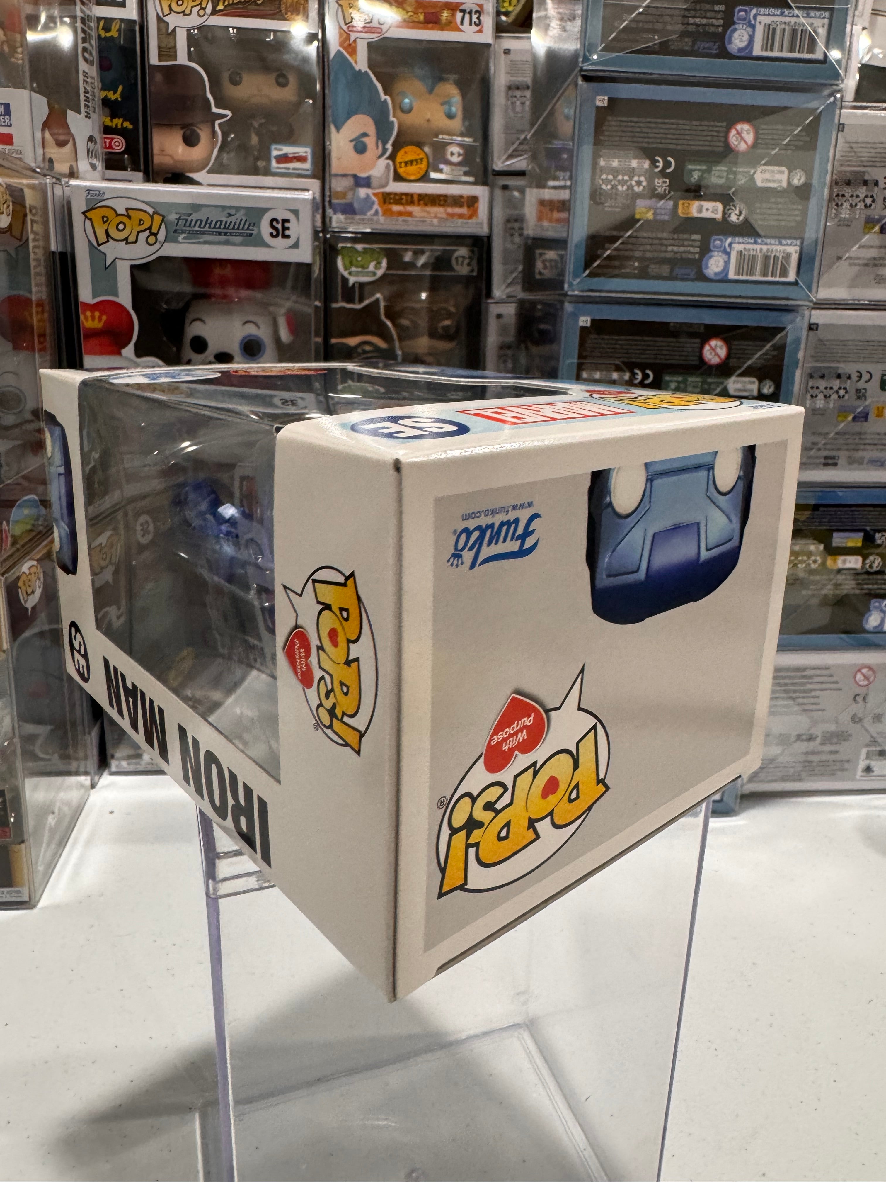 Iron Man (Blue Metallic) - Funko Pop Figure by POPnBeats