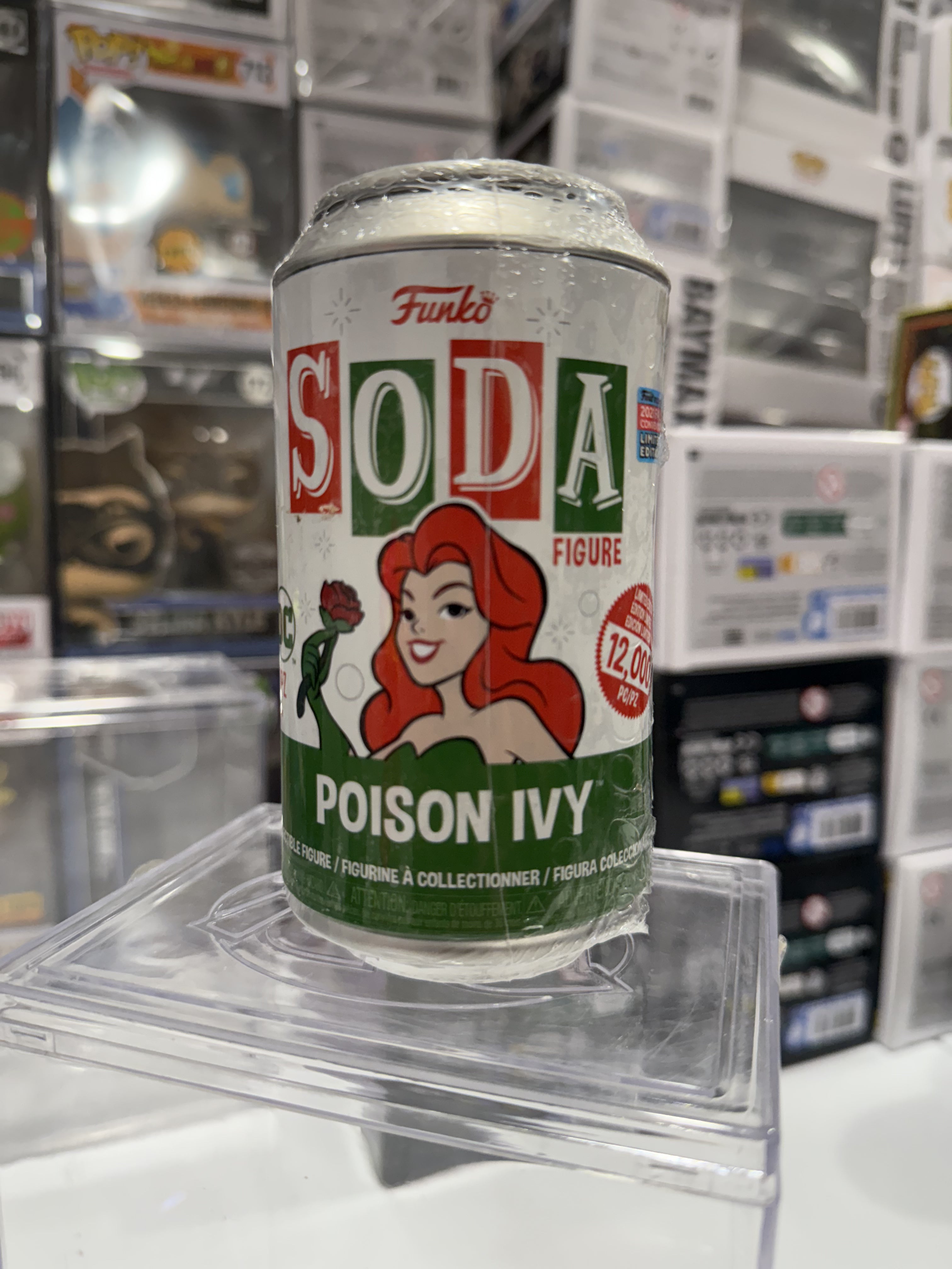 Poison Ivy Funko Soda Toy Vinyl Sealed Can - Funko Pop Figure by POPnBeats