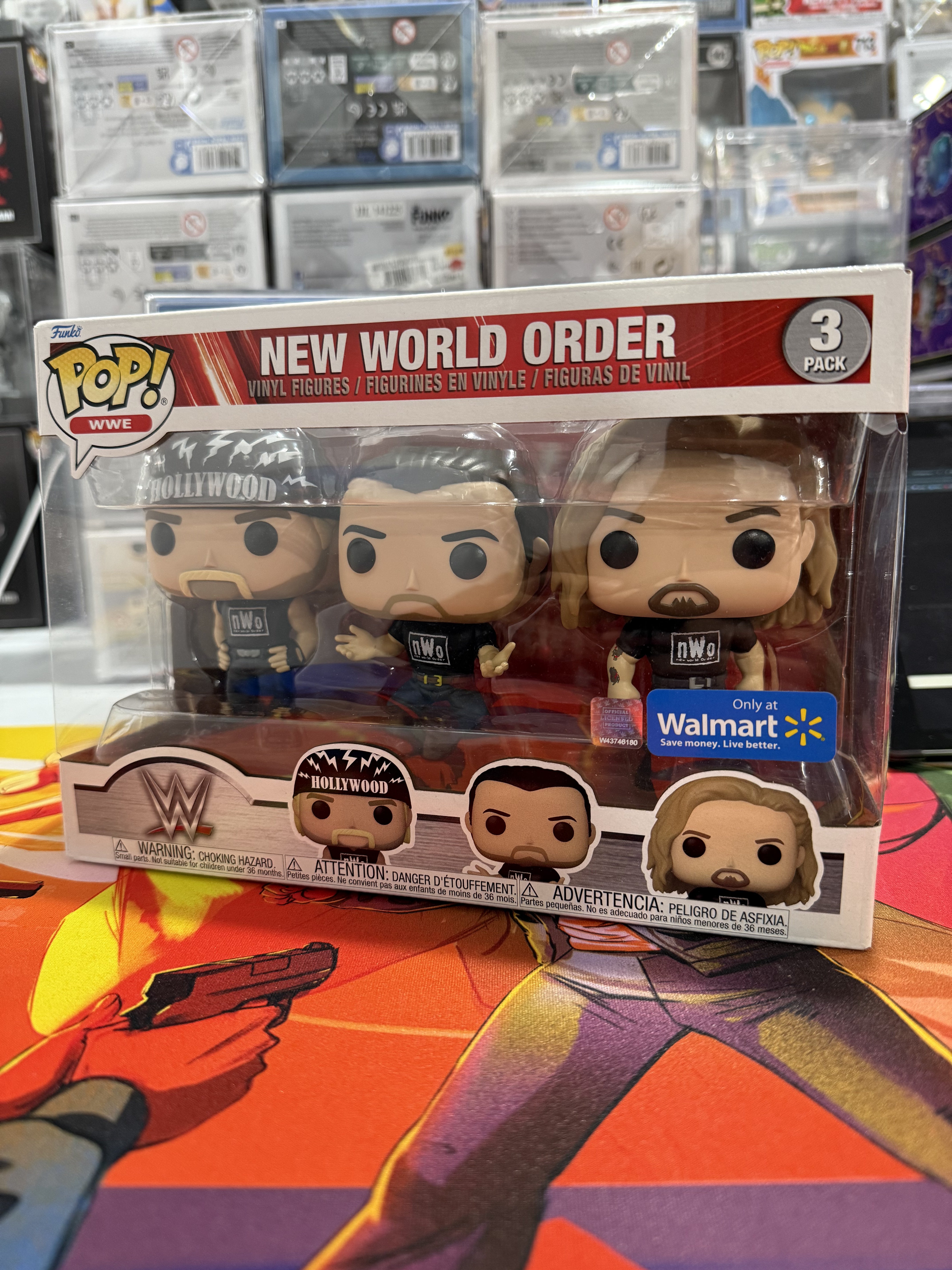 New World Order 3-pack (Minor issue) - Funko Pop Figure by POPnBeats