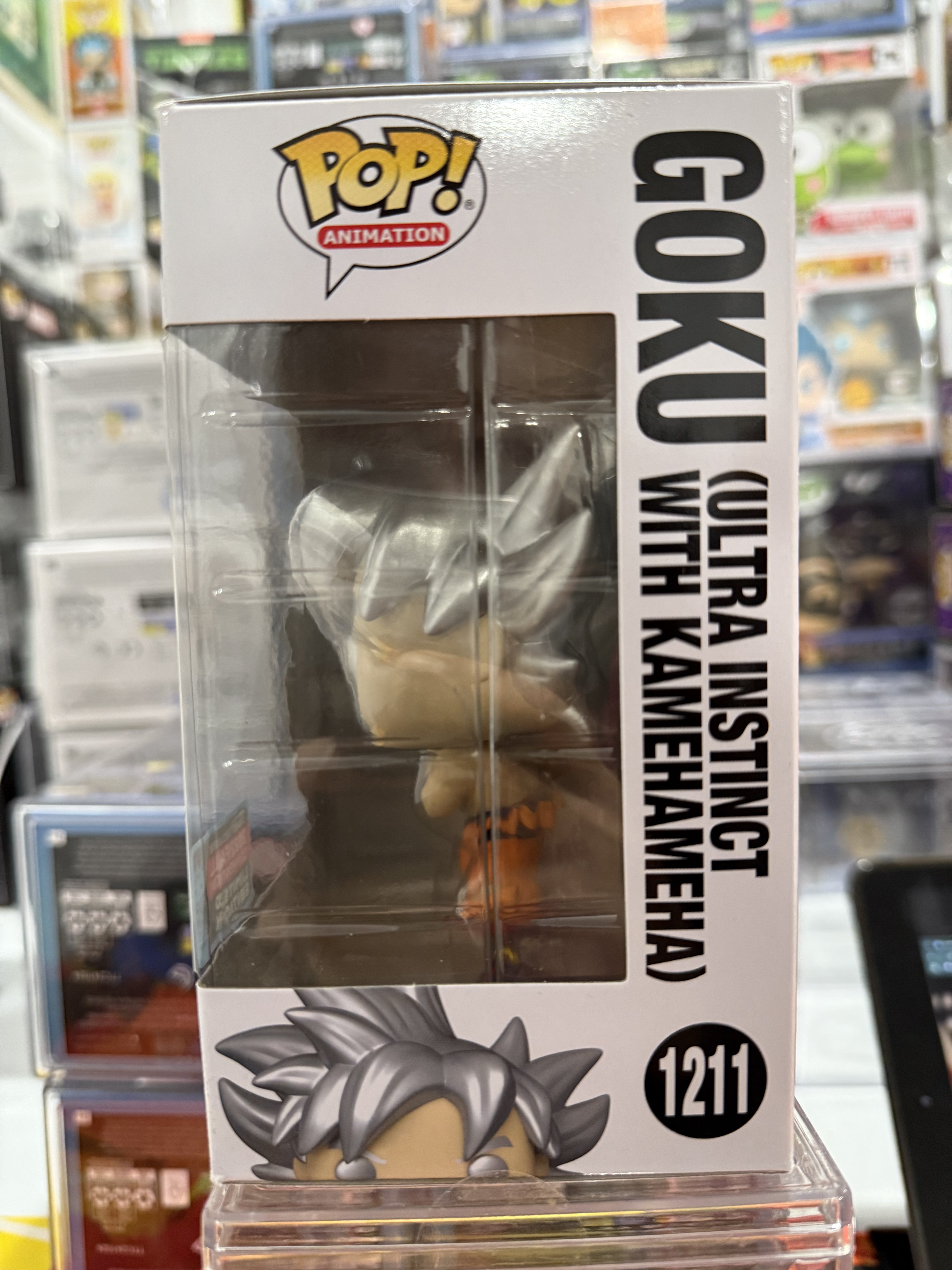 Goku (Ultra Instinct With Kamehameha) - Funko Pop Figure by POPnBeats