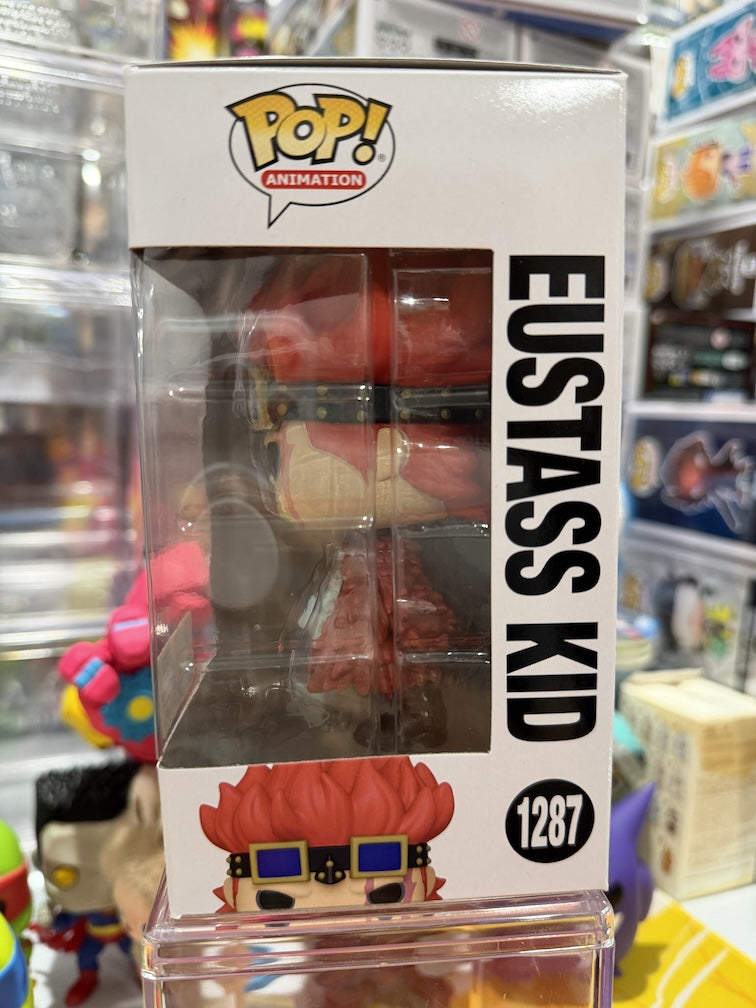 Funko Pop One Piece Eustass Kid #1287 ECCC Con Sticker Exclusive Near Mint