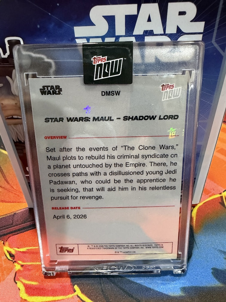 Topps Now Darth Maul Shadow Lord