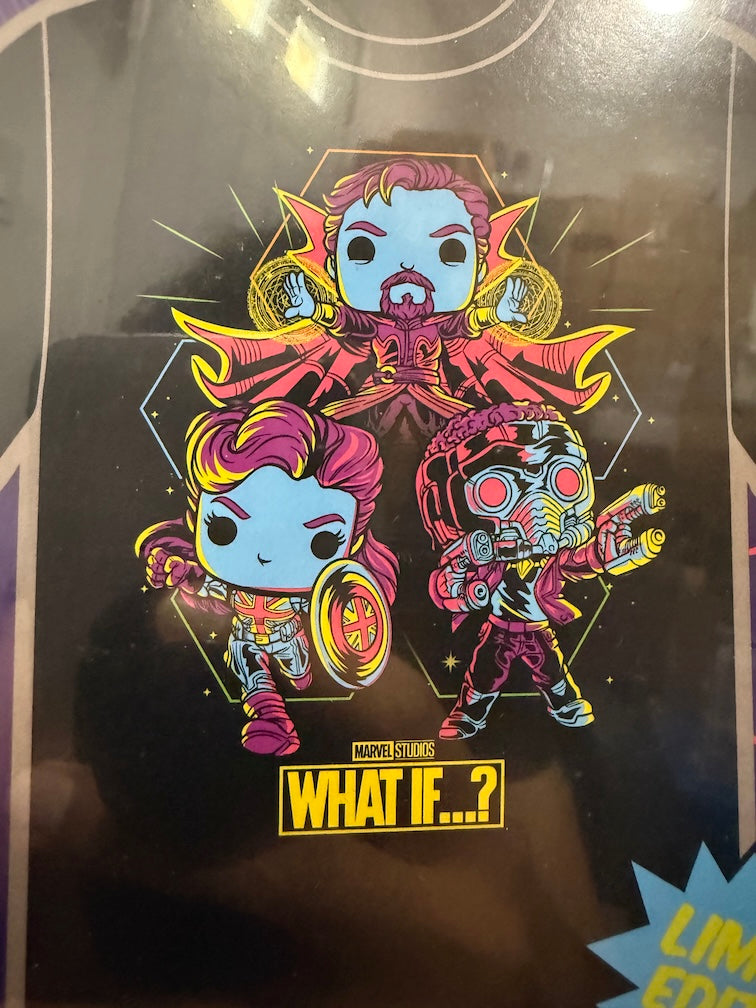 Pop Tees! What If Blacklight Style (L)