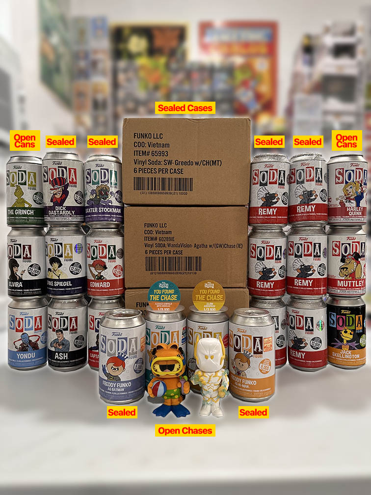 Soda Mystery Box - Freddy or Chase Hunt
