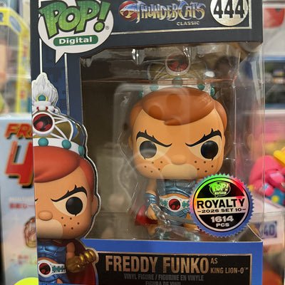 Funko Pop Digital Thundercats Freddy Funko as King Lion-O #444 Royalty LE 1614 box front