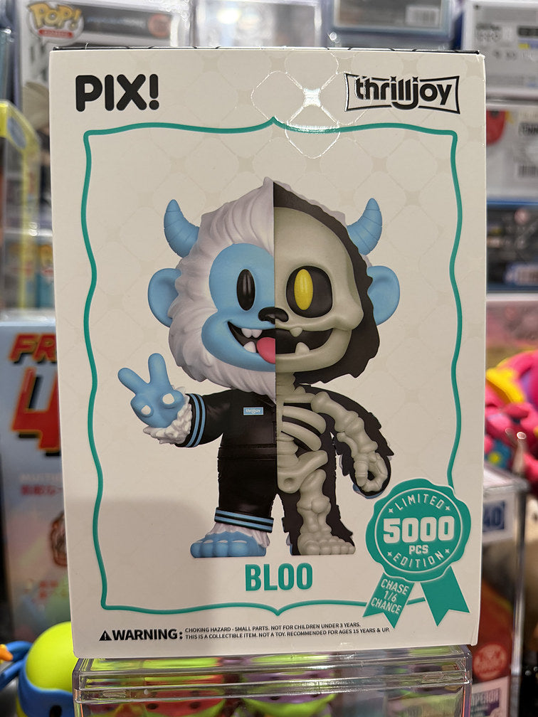 Thrilljoy PIX! Bloo Skeleton LE 5000 art sleeve front