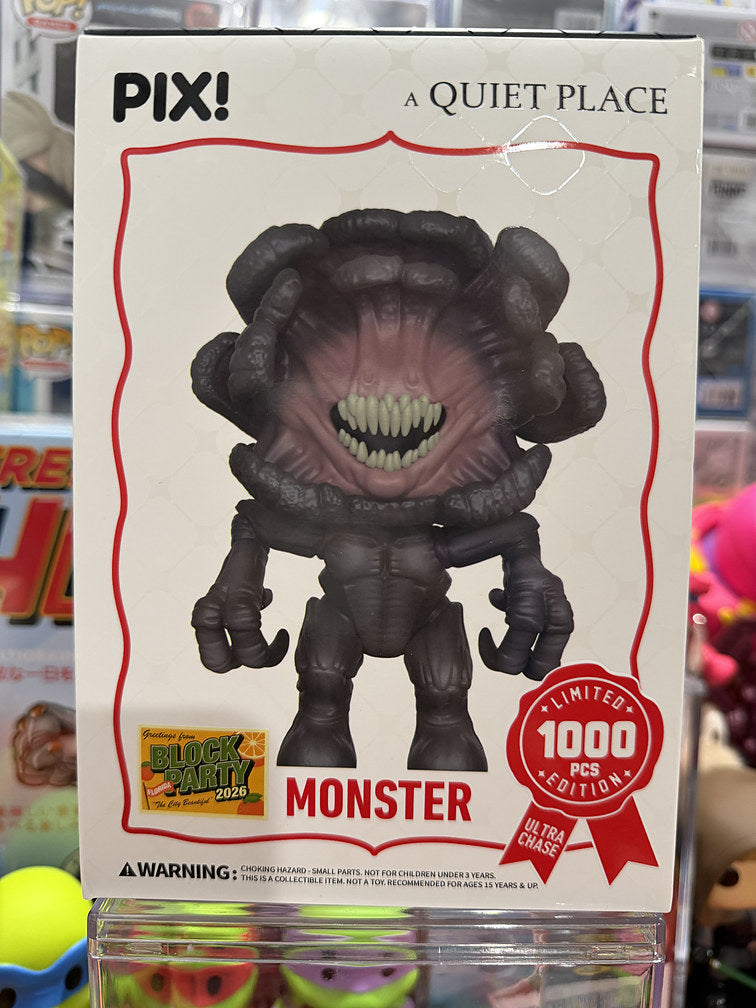 Thrilljoy PIX! A Quiet Place Monster Block Party 2026 LE 1000 art sleeve