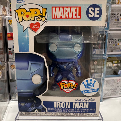 Iron Man (Blue Metallic) - Funko Pop Figure by POPnBeats