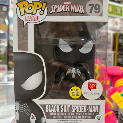 Black Suite Spider-man (Glow) Minor Damage - Funko Pop Figure by POPnBeats