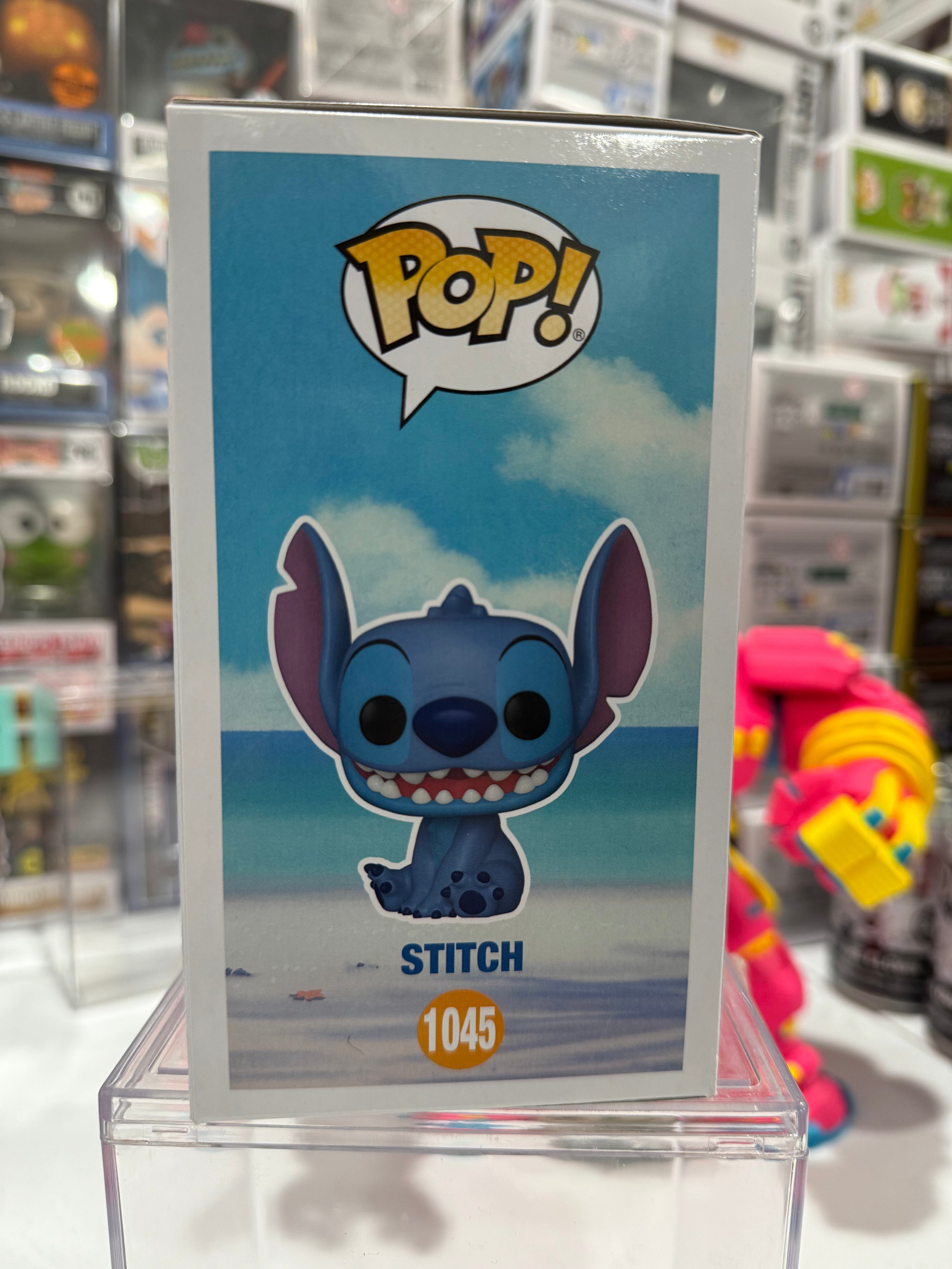 Smiling Seated Stitch (Flocked)