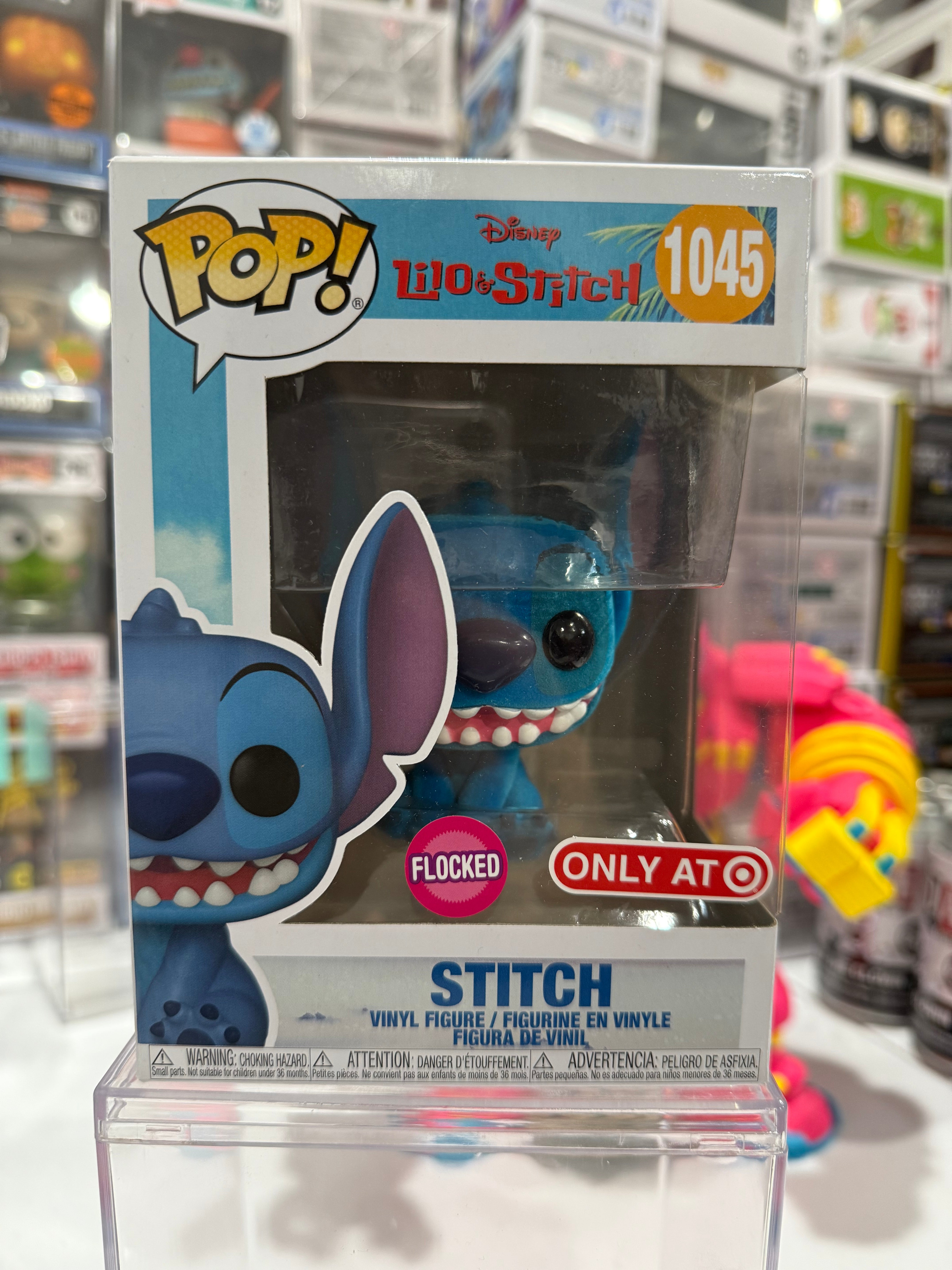 Smiling Seated Stitch (Flocked)