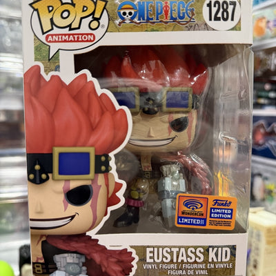 Funko Pop One Piece Eustass Kid #1287 ECCC Con Sticker Exclusive Near Mint - Funko Pop Figure by POPnBeats