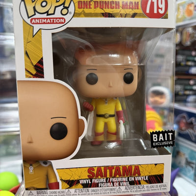 Funko Pop One Punch Man Saitama Near Mint - Funko Pop Figure by POPnBeats