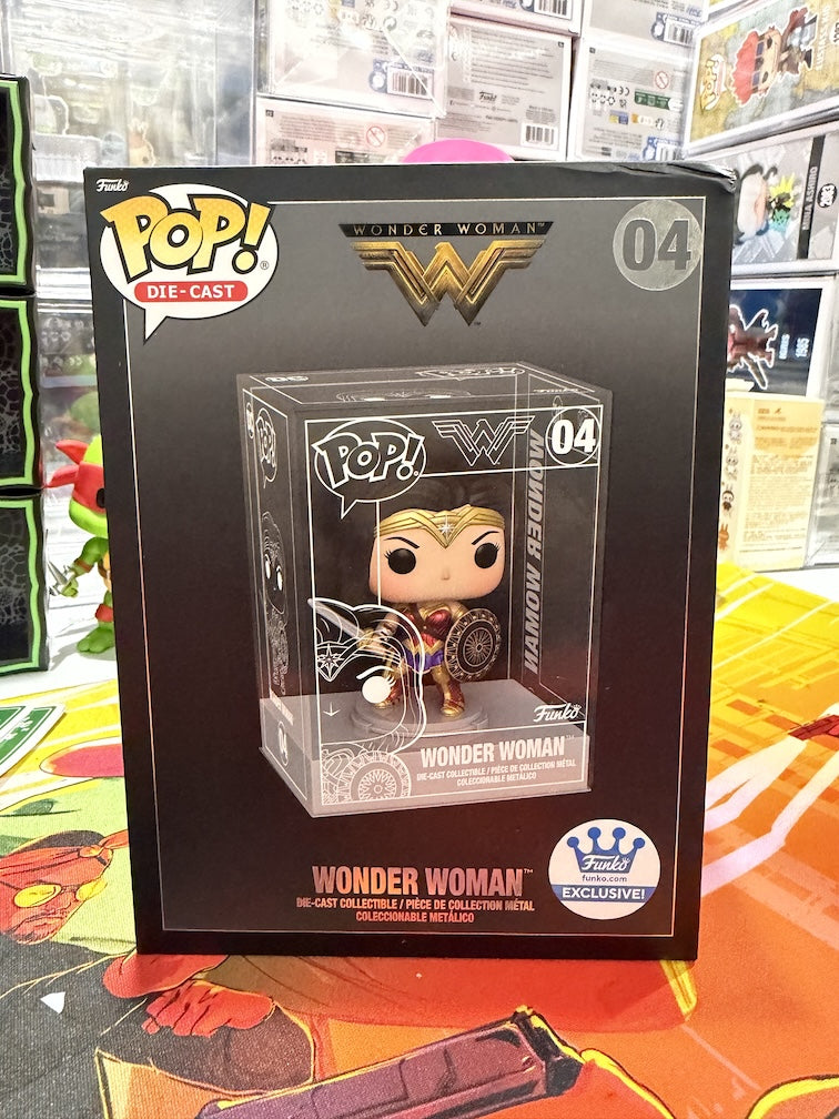 Wonder Woman - Die Cast (Open Box) - Funko Pop Figure by POPnBeats