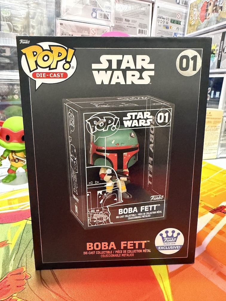 Boba Fett - Die Cast (Open Box) - Funko Pop Figure by POPnBeats