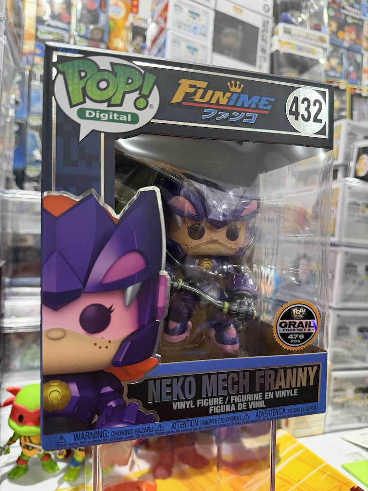 Neko Mech Franny (NFT Grail LE475) GITD - Funko Pop Figure by POPnBeats