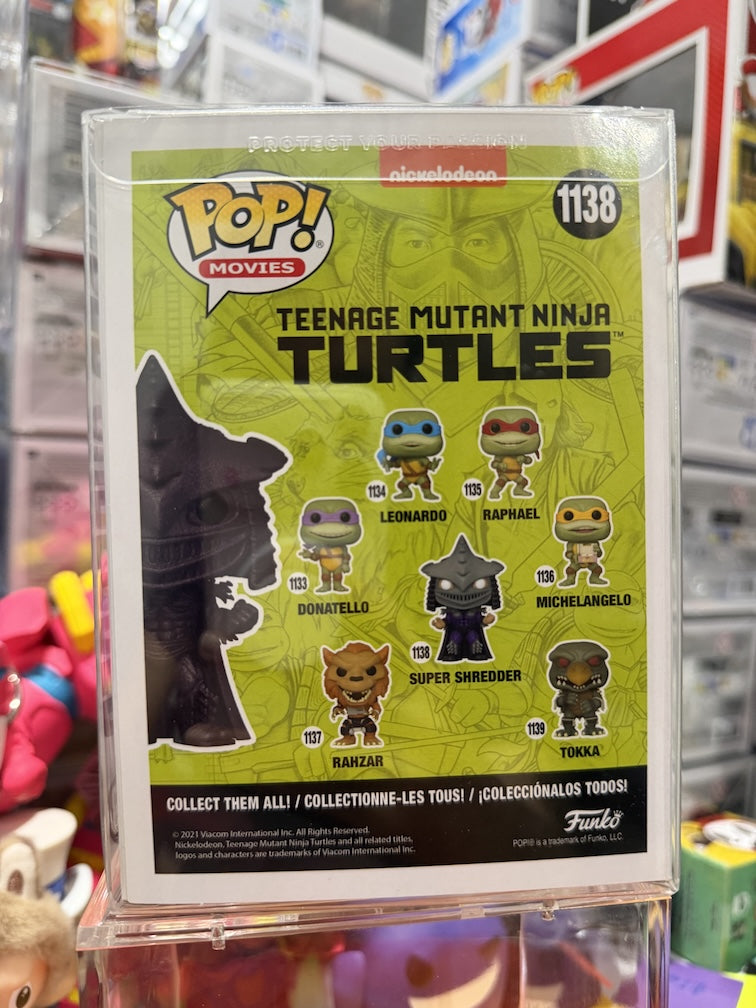 Funko Pop Super Shredder #1138 Signed by James Saito