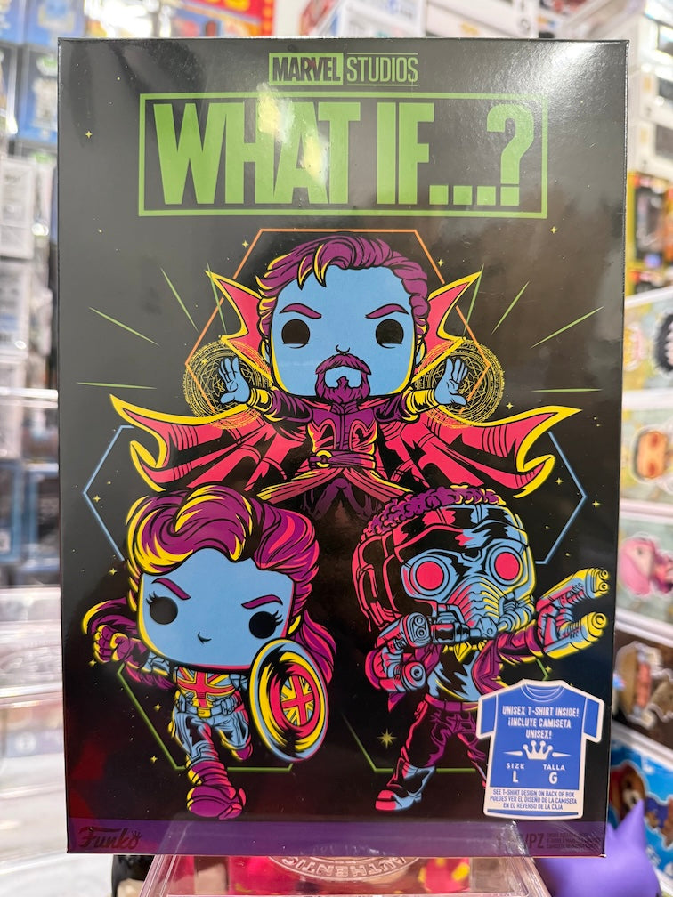 Pop Tees! What If Blacklight Style (L)
