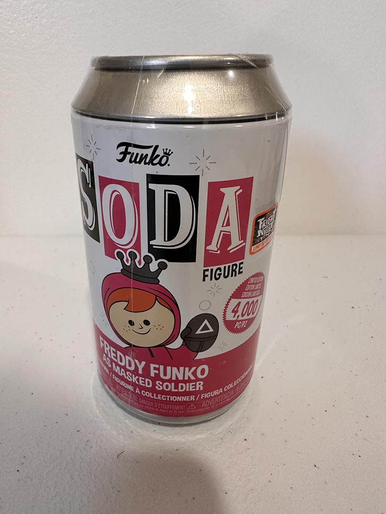 Soda: Freddy Funko As Masked Soldier